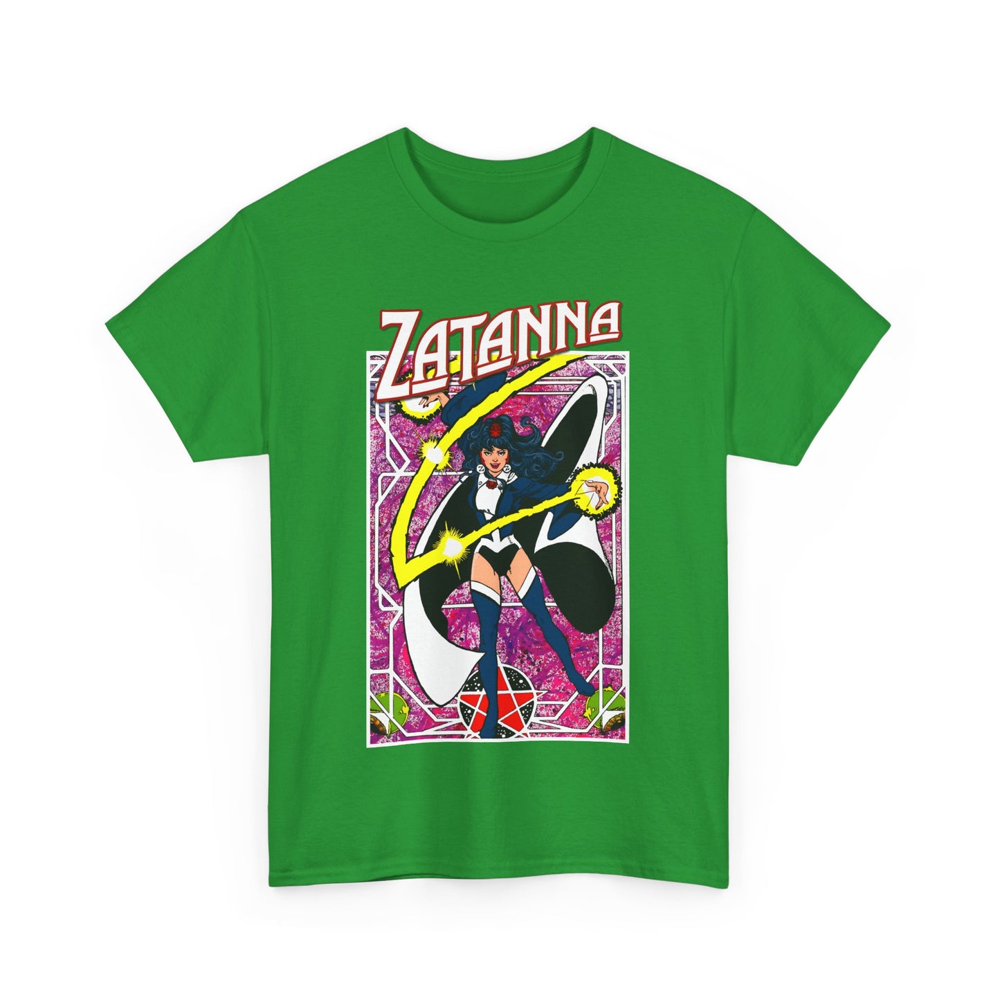 Zatanna T-Shirt - George Perez Postcard Art - Justice League Magic Member - JLA Satellite Era - DC Comics