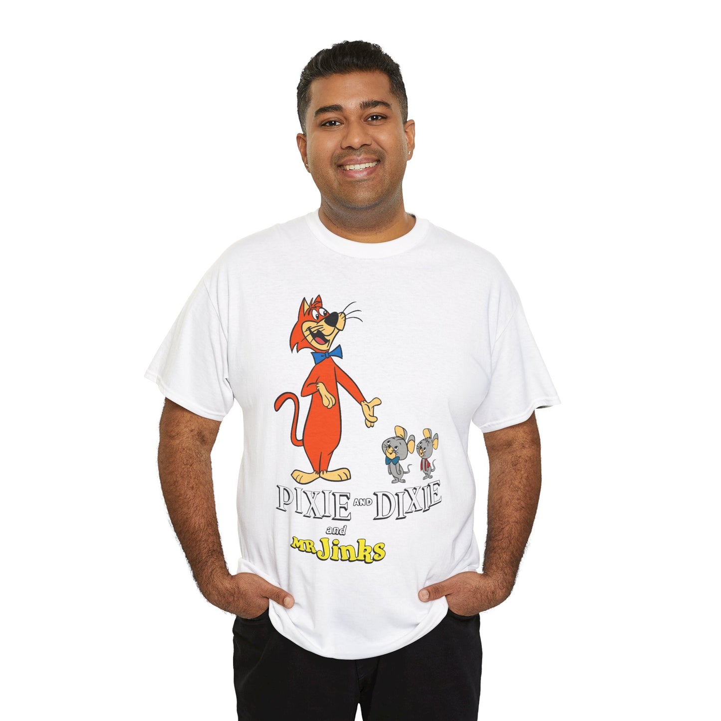 Pixie & Dixie & Mr Jinks T-Shirt - Classic Hanna-Barbera Saturday Morning Cartoon - I Hate Meeces to Pieces!