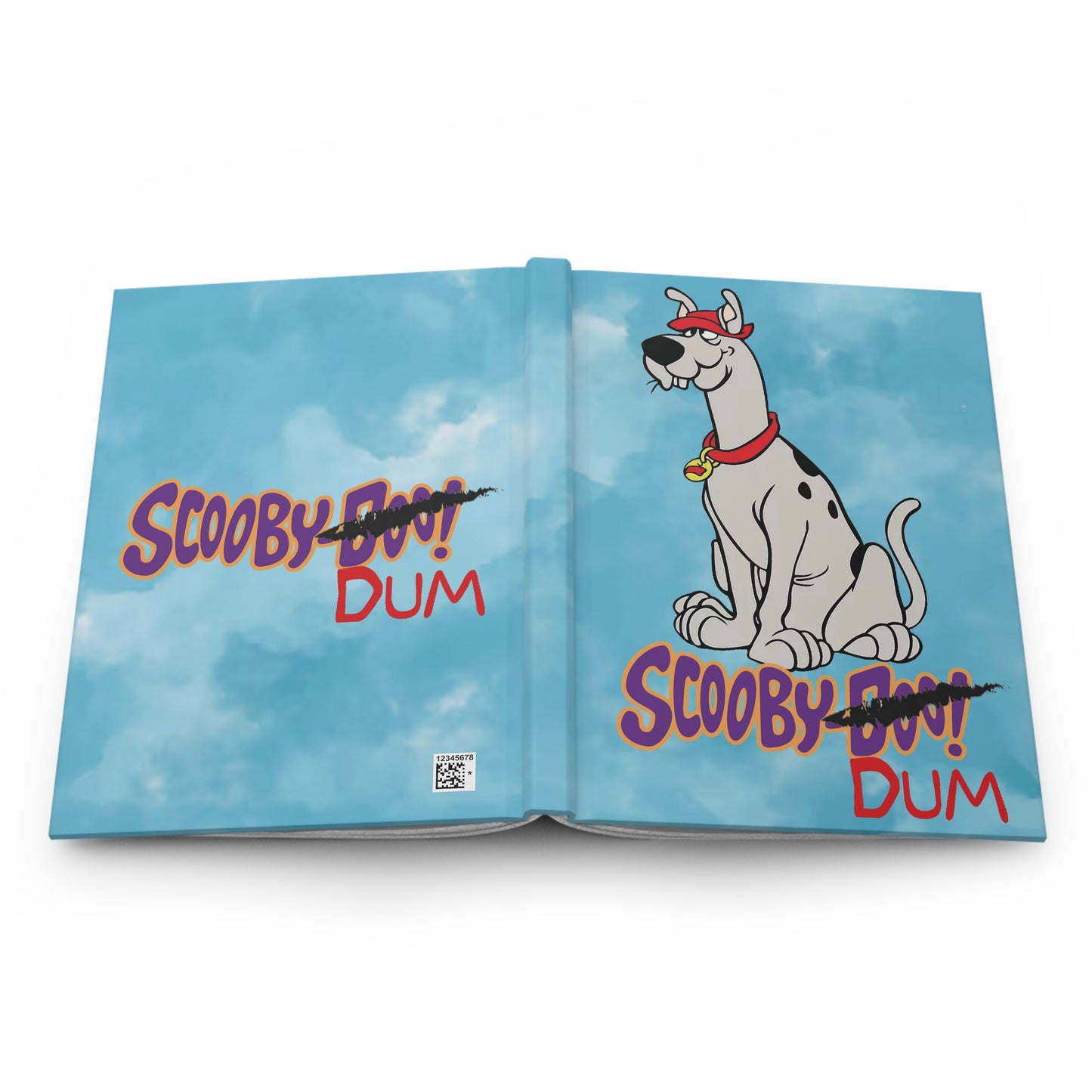 Scooby Dum Hardcover Journal - 150 Lined Pages - Scooby Doo Cousin - Hanna-Barbera Cartoon Character
