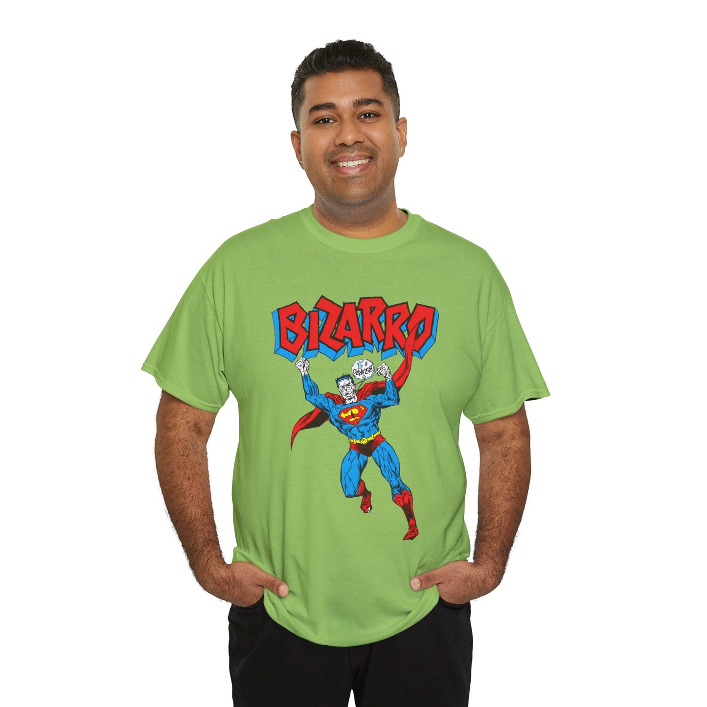 Bizarro T-Shirt - Superman Villain - DC Comics - Bizarro World - Who's Who Art - Silver Age Favourite