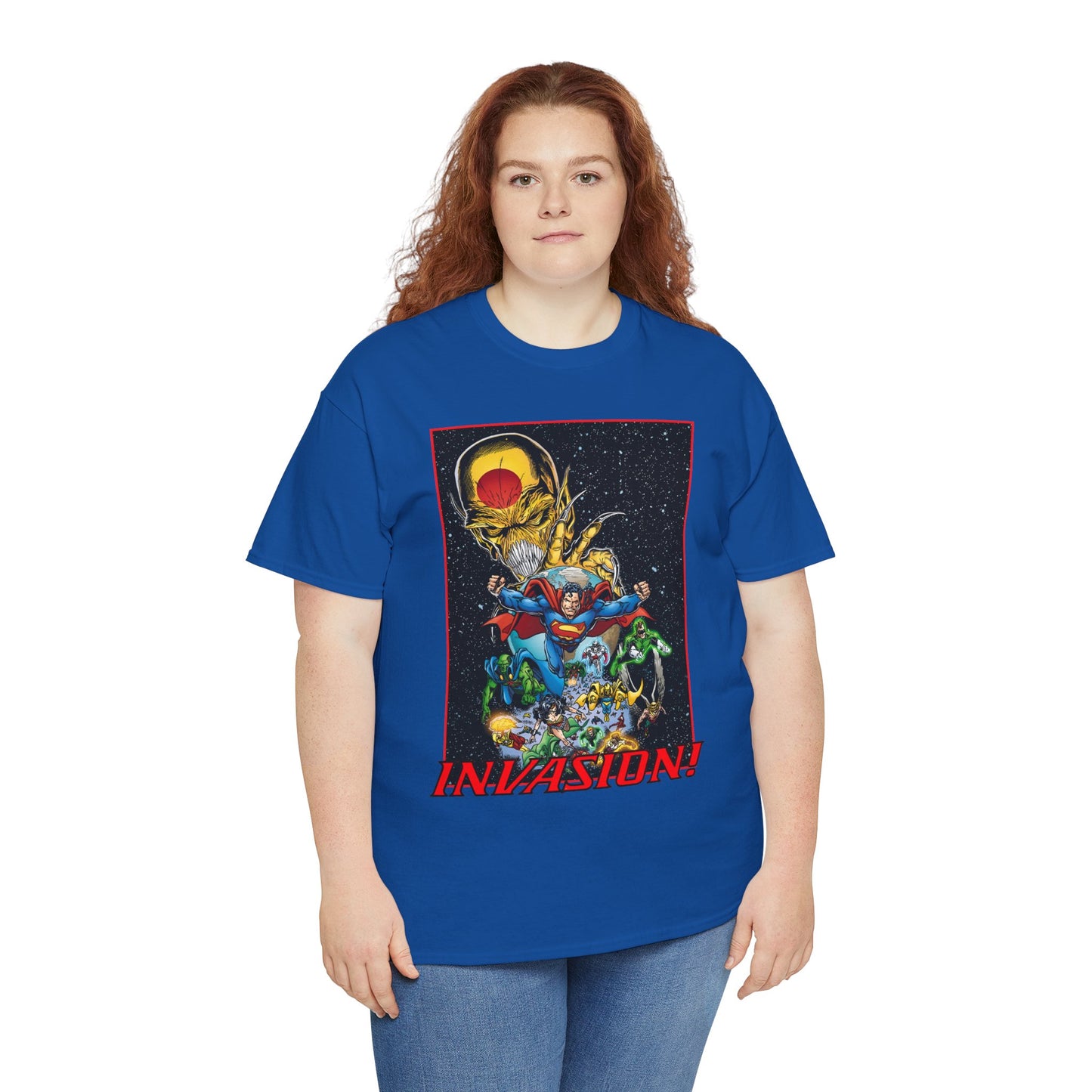 Invasion T-Shirt - Bart Sears Art - DC Comics