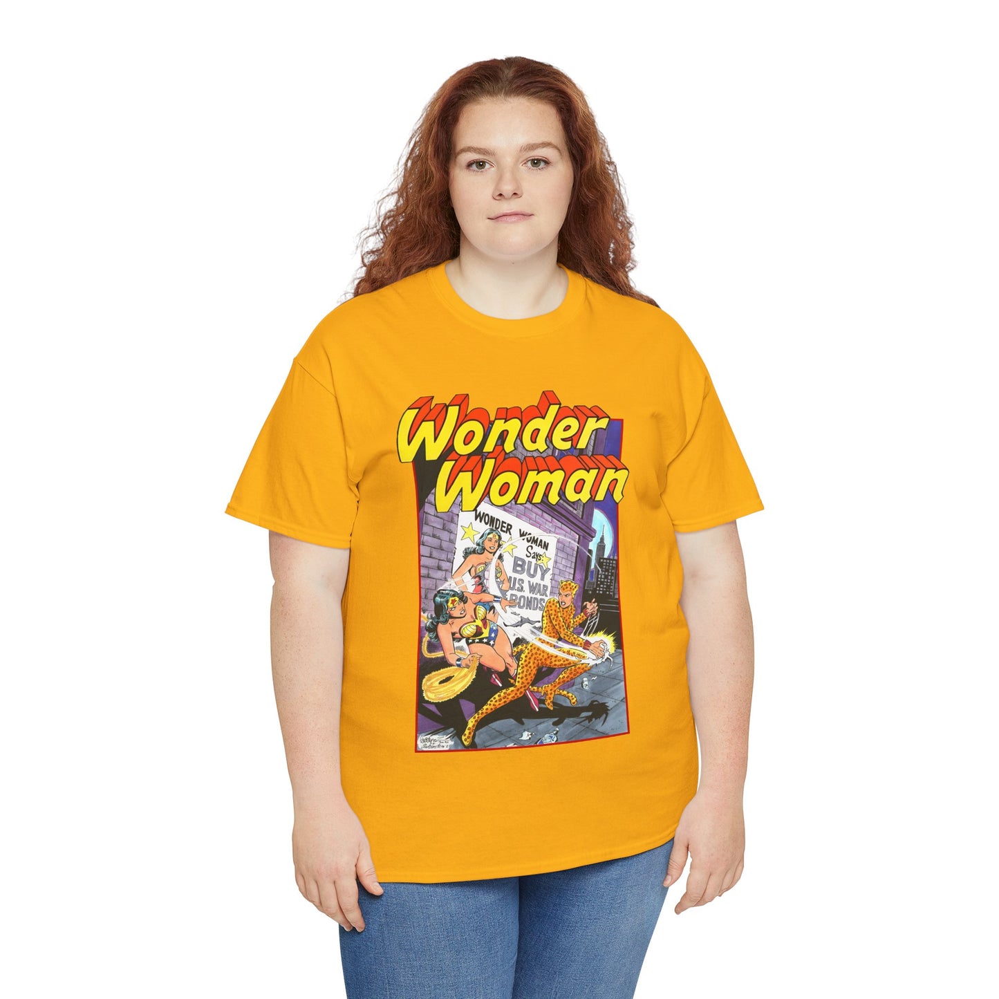 Wonder Woman T-Shirt - José Luis García-López Art - Vs The Cheetah - Classic Bronze Age Art - DC Comics