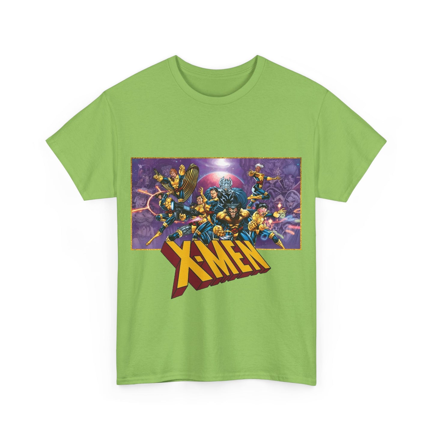 X-Men T-Shirt - Jim Lee Art - Wolverine, Storm, Gambit, Psylocke, Jubilee, Forge, Banshee - Marvel Comics Mutants