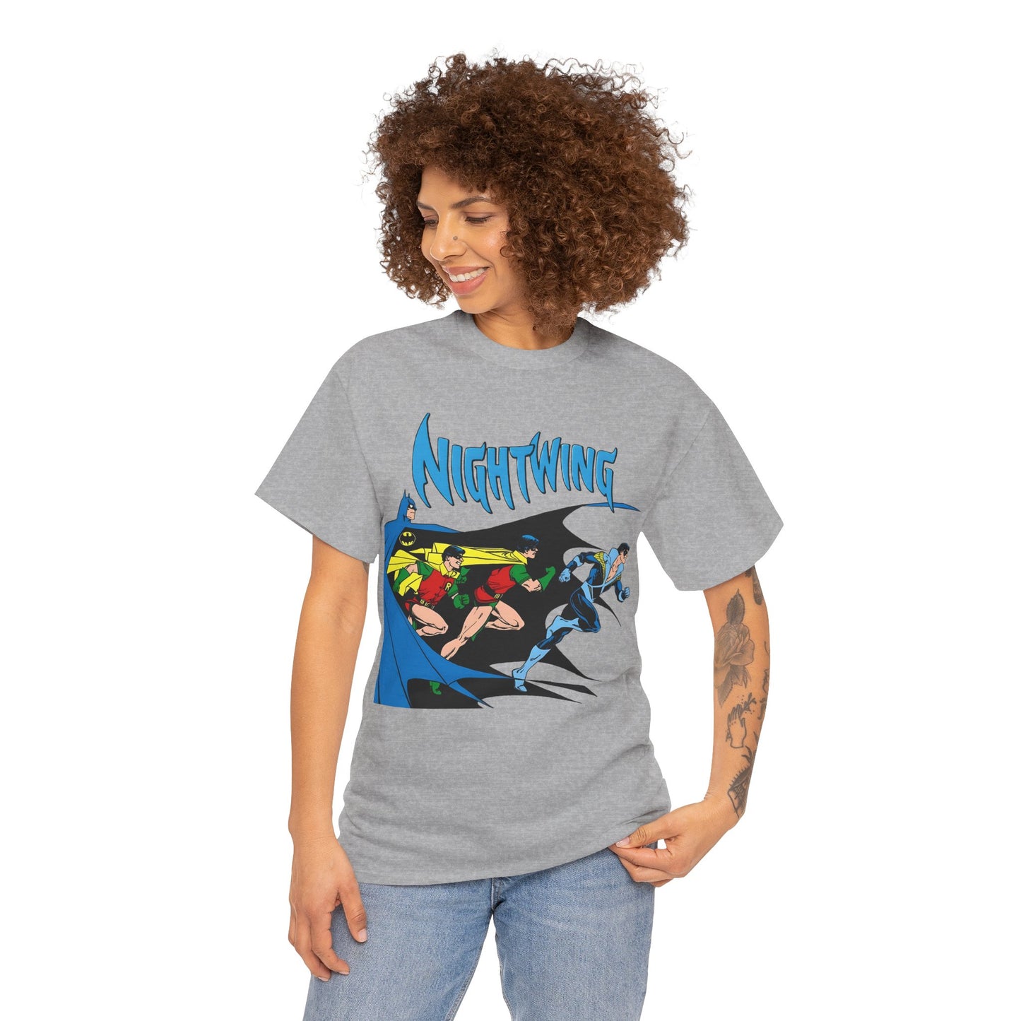 Nightwing T-Shirt - George Perez Art - Batman, Bruce Wayne, Robin, Dick Grayson - New Teen Titans Leader - DC Comics