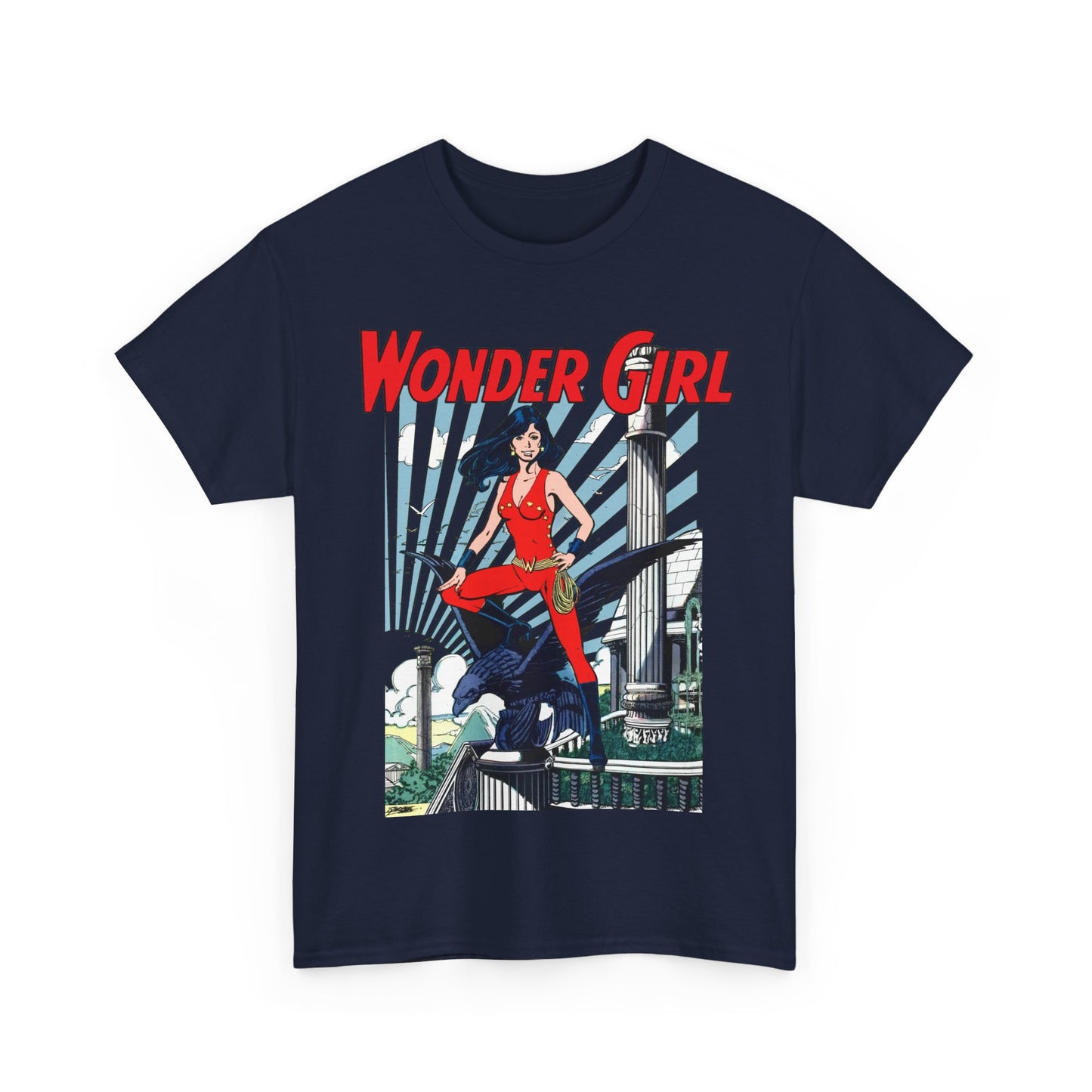 Wonder Girl T-Shirt - George Perez Art - New Teen Titans Member & Leader - Donna Troy, Sister of Wonder Woman - Amazon Warrior - DC Comics