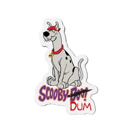 Scooby-Dum Die-Cut Magnet - Hanna-Barbera Cartoon Character - Scooby Doo's Cousin - 3", 4", 5", 6"