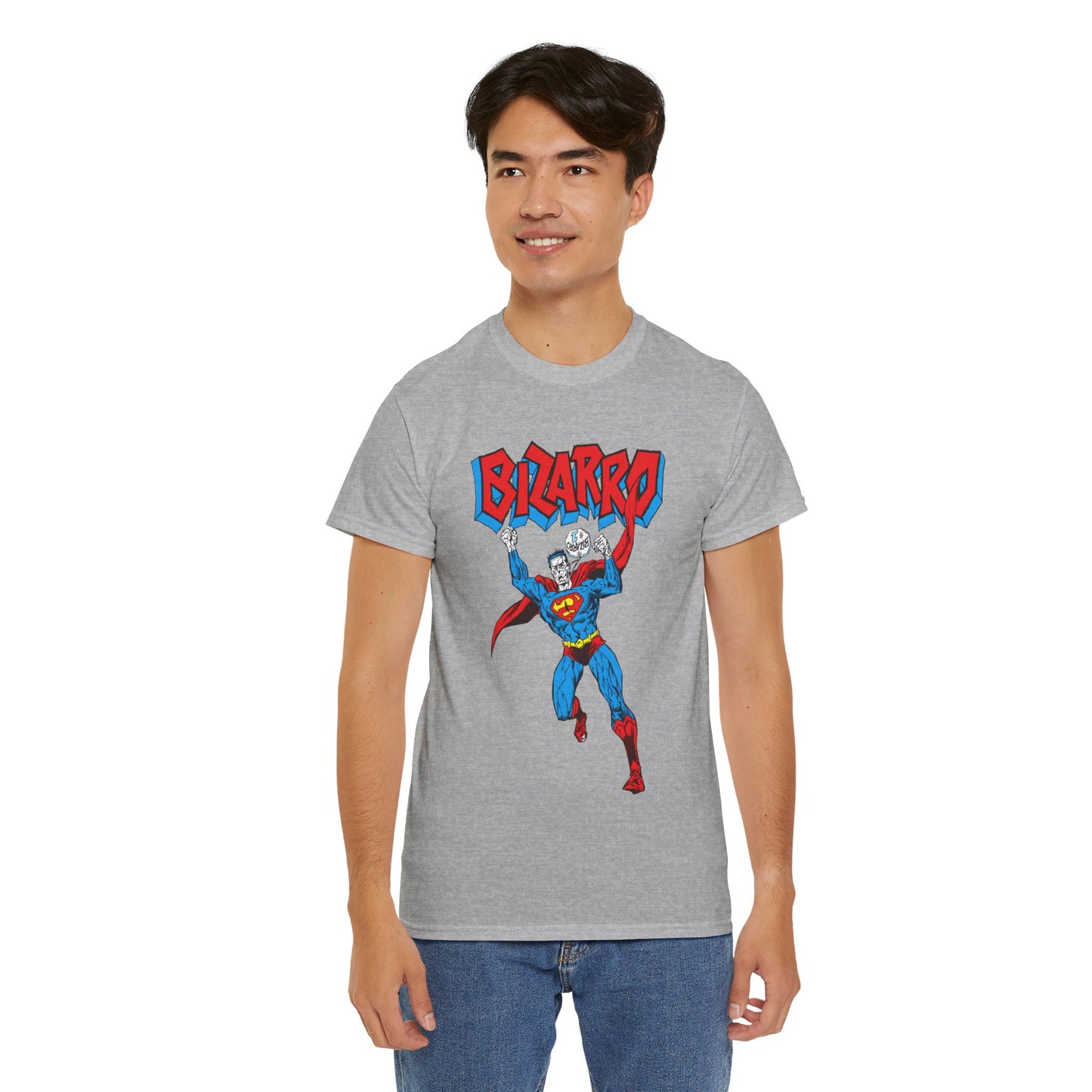 Bizarro T-Shirt - Superman Villain - DC Comics - Bizarro World - Who's Who Art - Silver Age Favourite