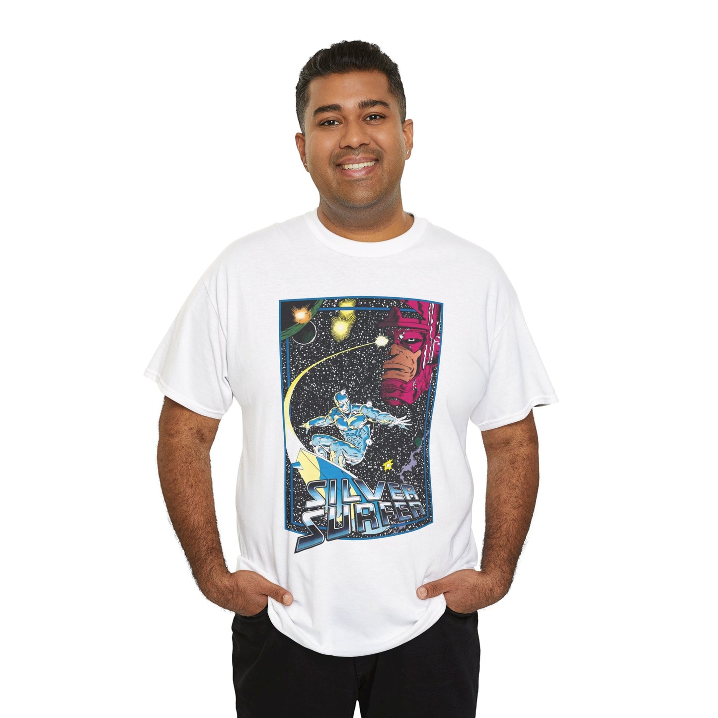 Silver Surfer T-Shirt - Ron Lim Art - Herald of Galactus - Norrin Radd - Popular Marvel Comics Character