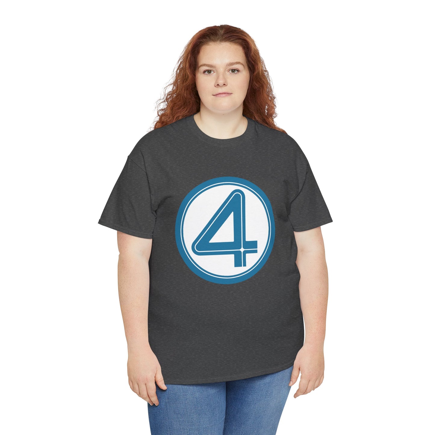 Fantastic Four Logo T-Shirt - New Marvel Movie 2025 - MCU - Pedro Pascal - 4 - Marvel Comics - Reed Richards