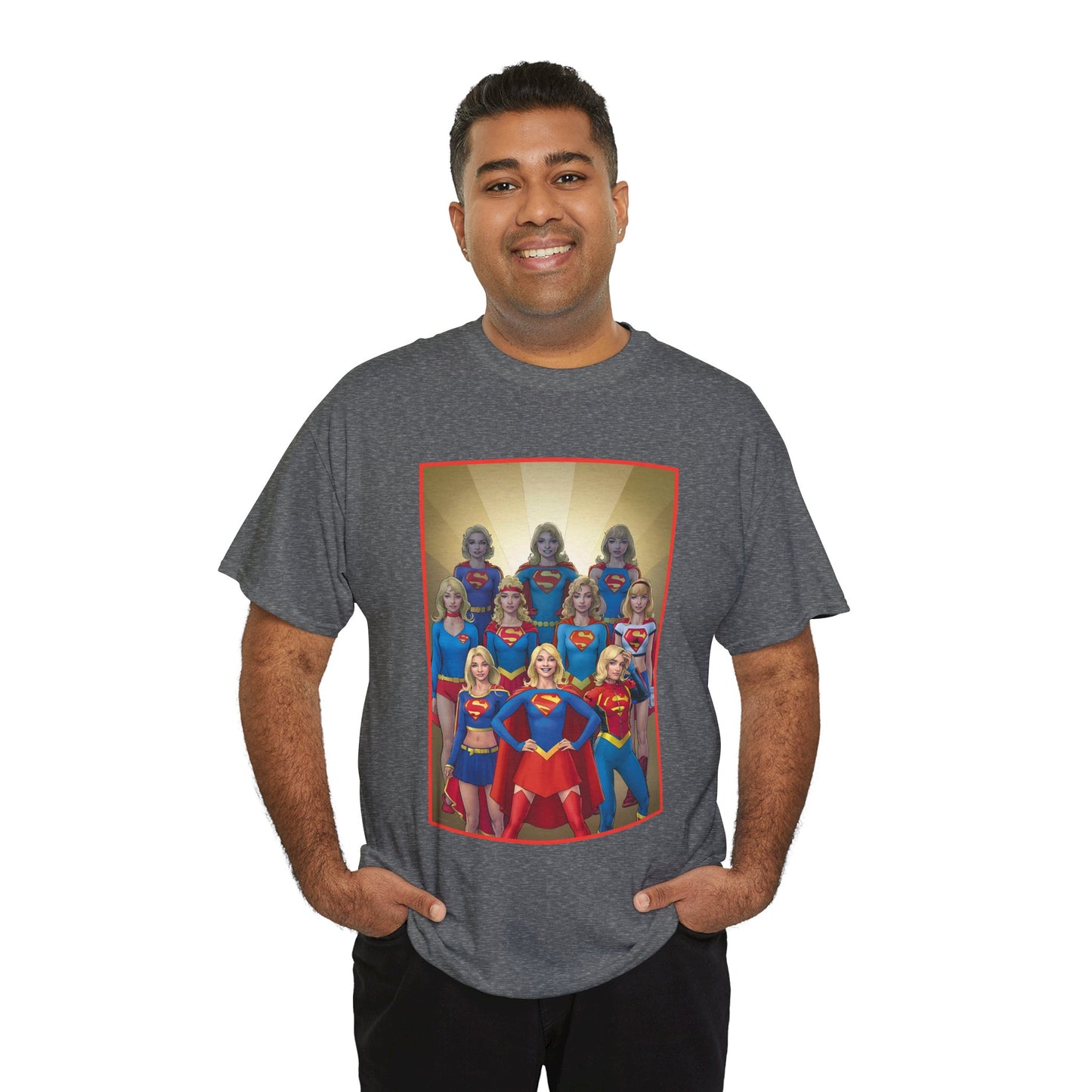 Supergirl Through the Ages T-Shirt - Nicola Scott Art - Kara from Kandor, Superman's Cousin, Linda Danvers - Survivor from Krypton - DC Comics