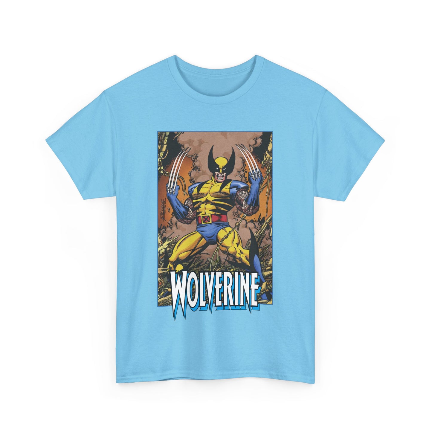 Wolverine T-Shirt - George Perez Art - Uncanny X-Men Member/Leader - Marvel Comics - Logan - Mutant Pride