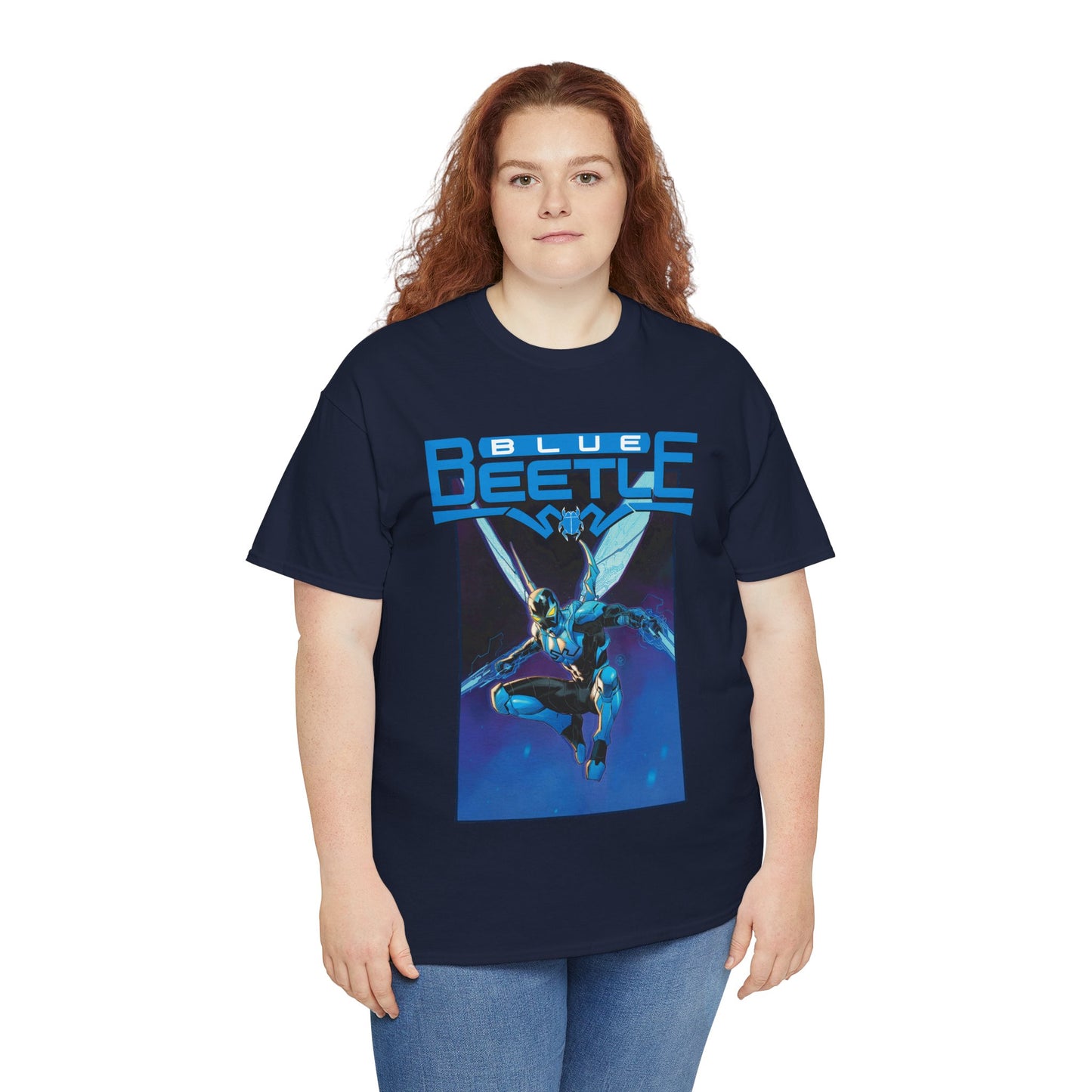 Blue Beetle T-Shirt - Dan Mora Art - DC Comics Character - Jaime Reyes