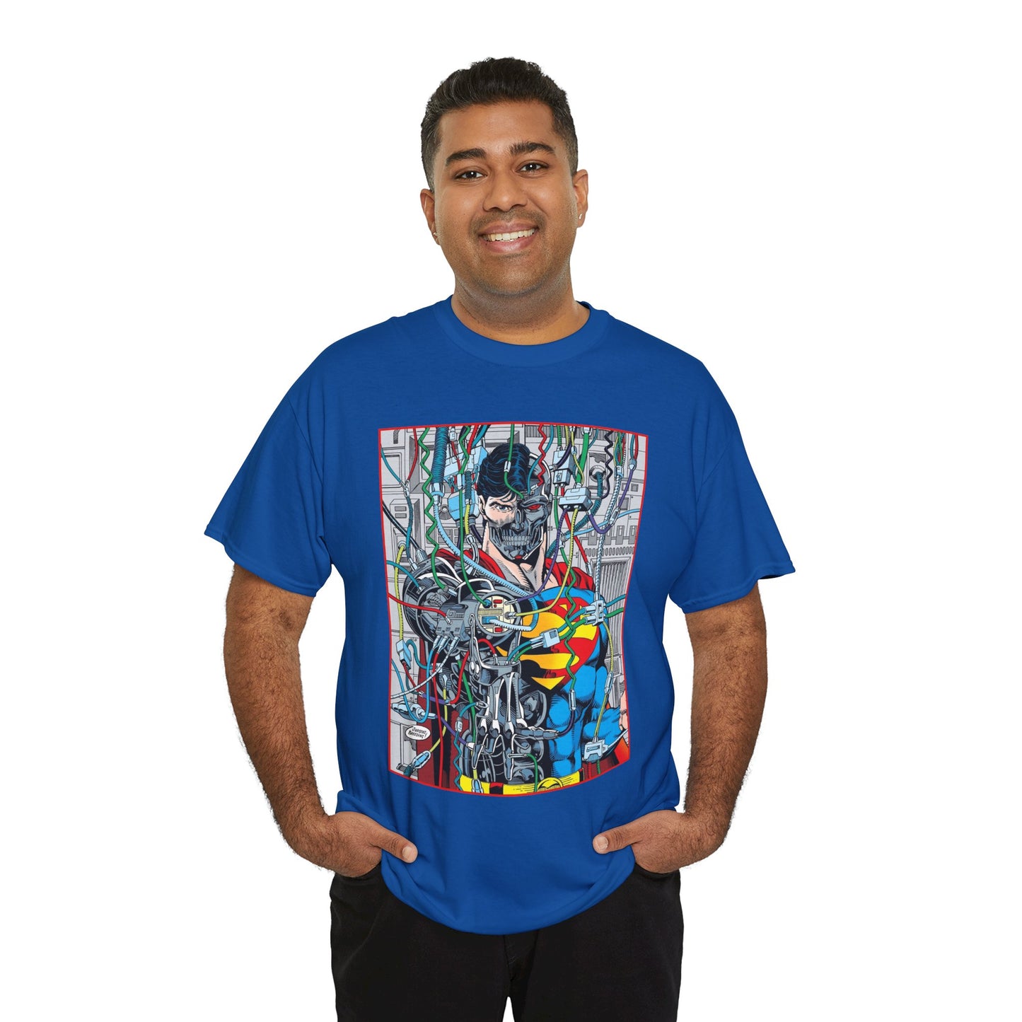 Cyborg Superman T-Shirt - DC Comics - Dan Jurgens Art - Reign of the Supermen - Popular 90s Story