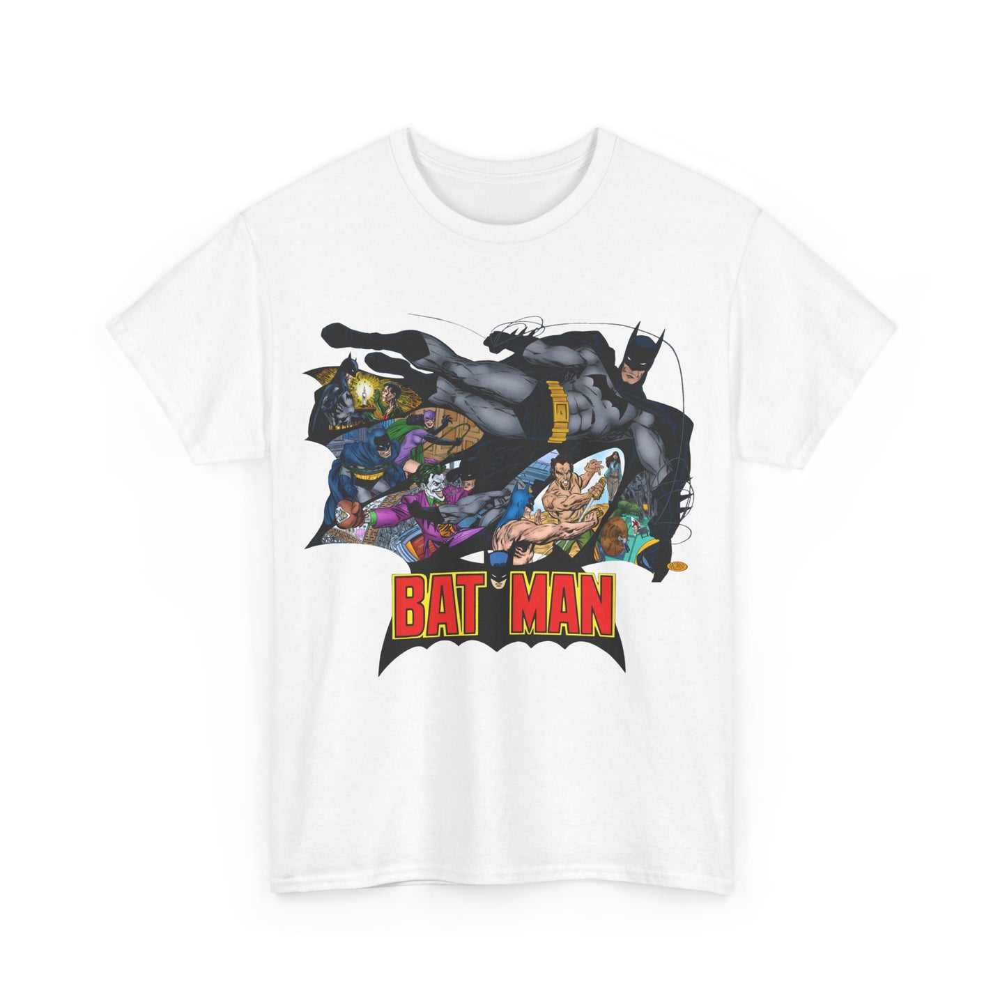 Batman T-Shirt - John Byrne Art - Joker, Catwoman, Ra's al Ghul, Talia - DC Comics - The Batcave