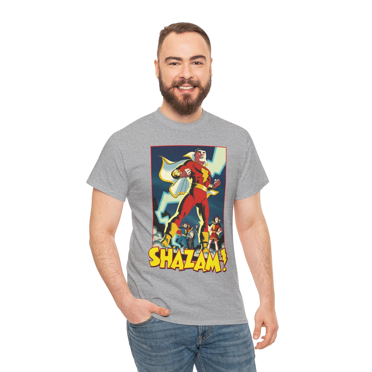 Shazam T-Shirt - Michael Cho Art - Marvel Family - Mary Marvel, Captain Marvel Jr - DC Comics