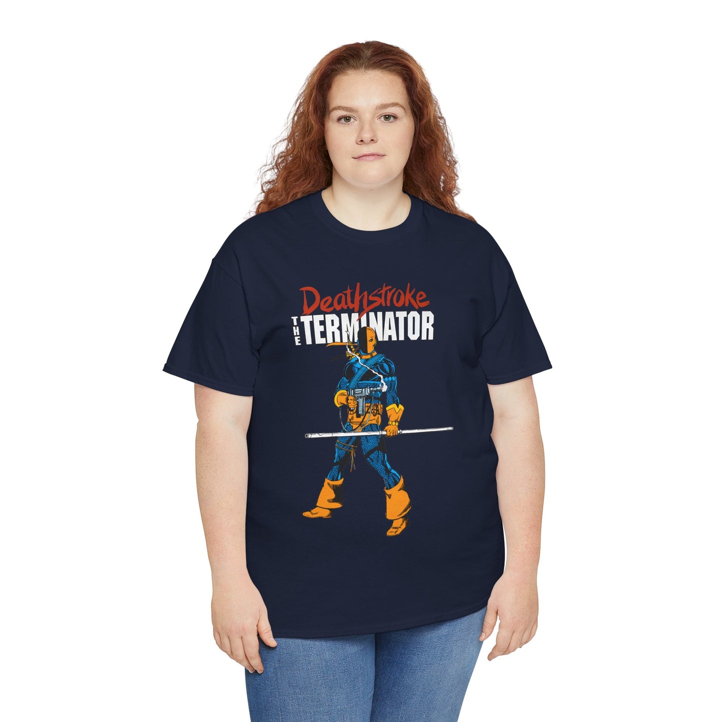 Deathstroke T-Shirt - George Perez Art - New Teen Titans Foe & Mercenary - Slade Wilson, Father of Jericho and Ravager - DC Comics - The Terminator