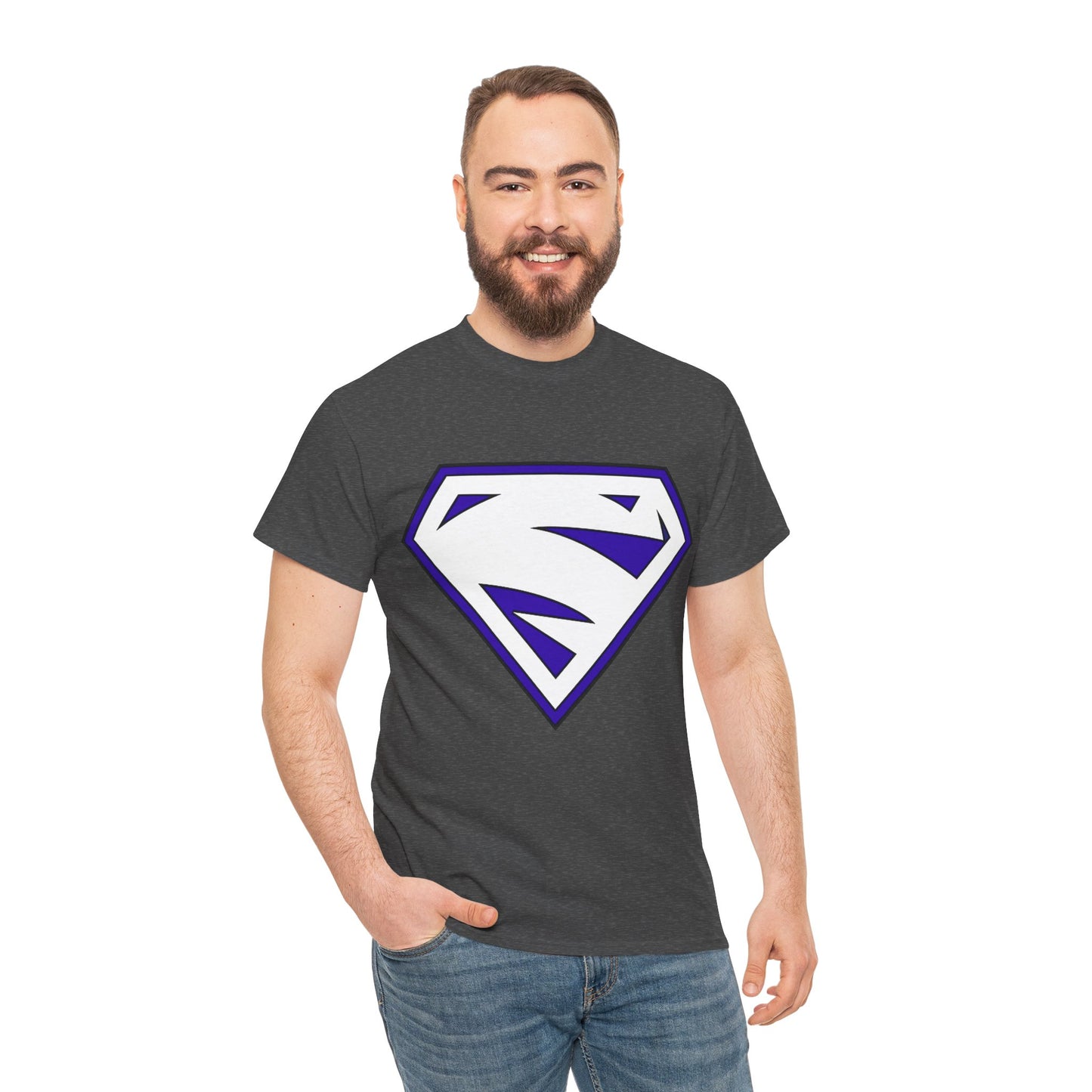 Electric Superman Logo T-Shirt - Clark Kent - Man of Steel - DC Comics - 1990s Storyline