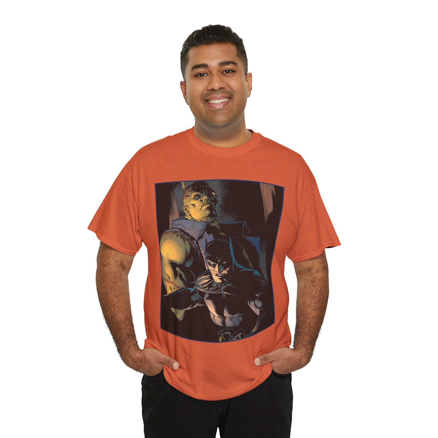 Batman & Frankenstein T-Shirt - Doug Mahnke Art - DC Comics