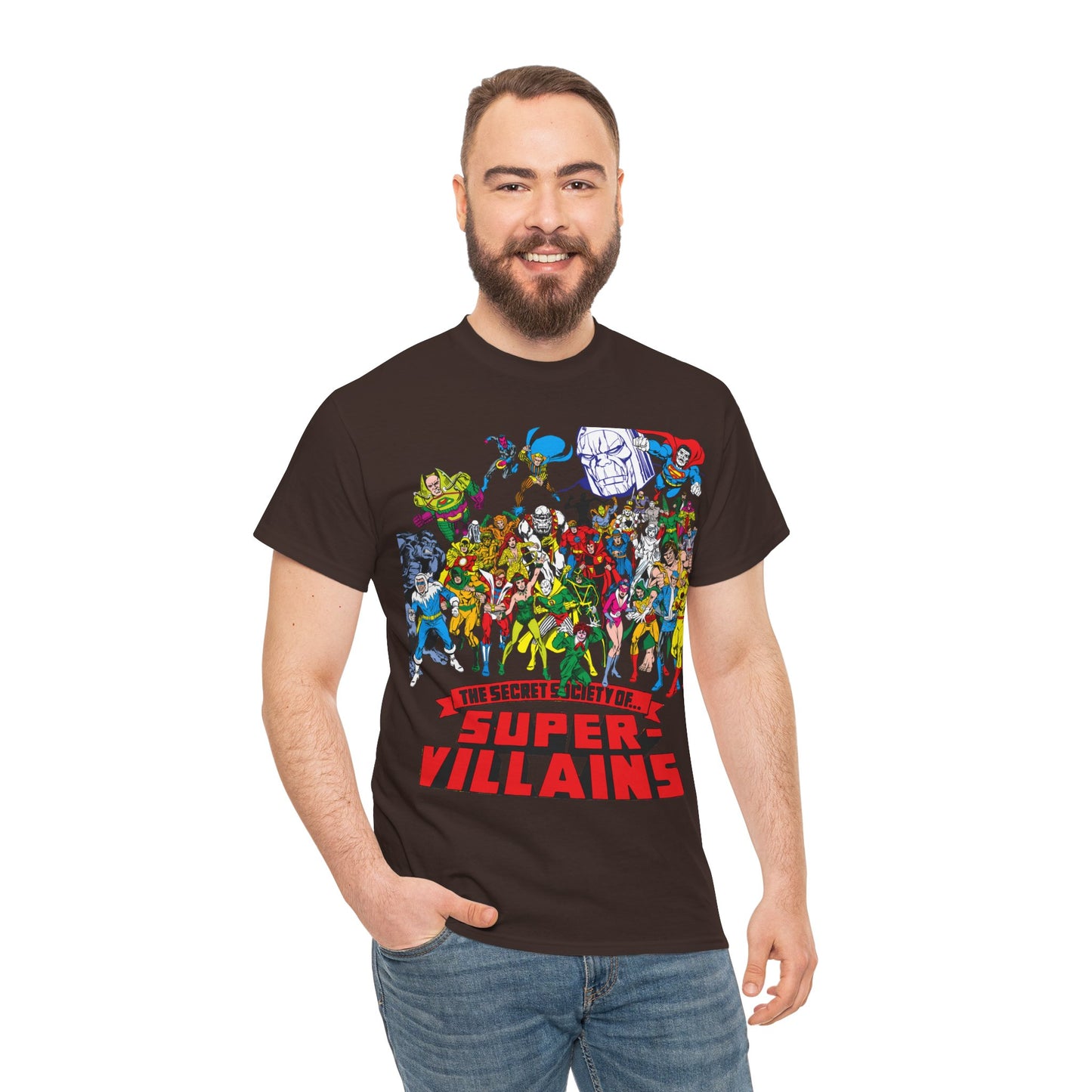Secret Society of Super-Villains T-Shirt - DC Comics - SSOSV - Luthor, Grodd, Darkseid, Sinestro, Poison Ivy, Mirror Master