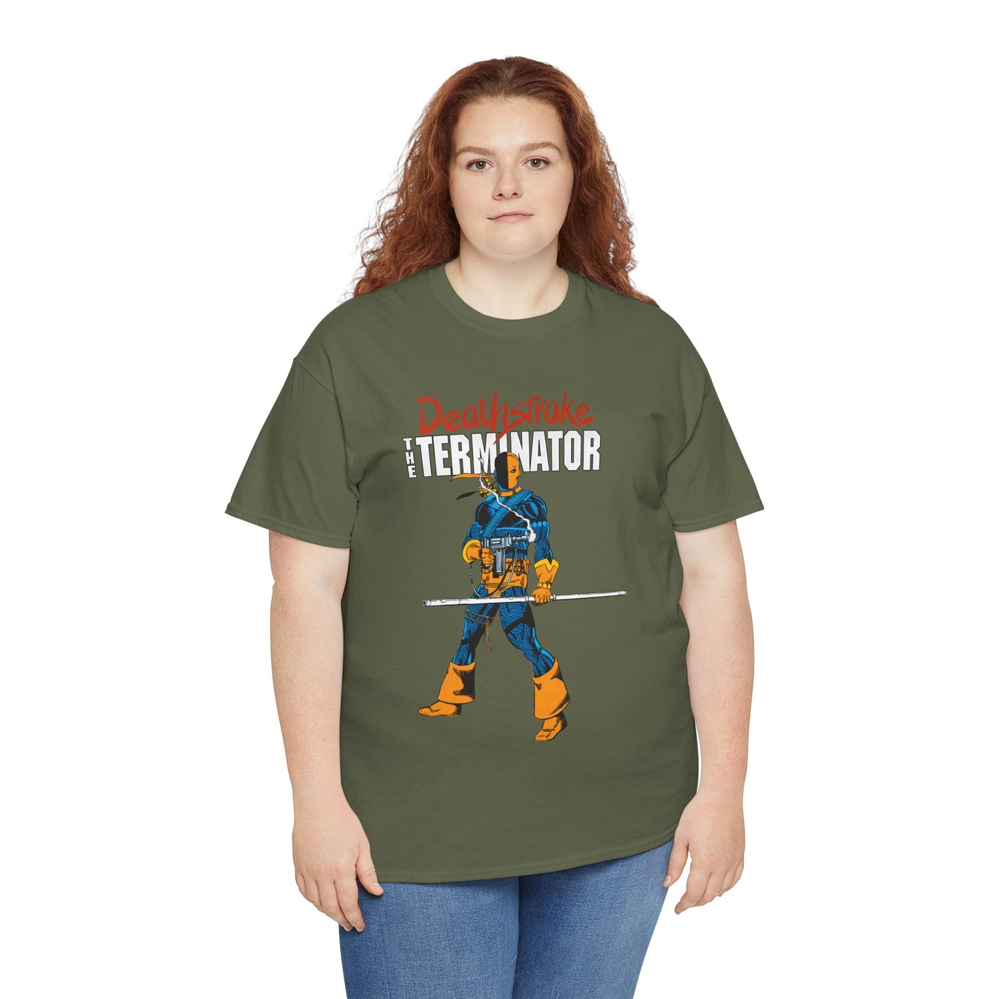 Deathstroke T-Shirt - George Perez Art - New Teen Titans Foe & Mercenary - Slade Wilson, Father of Jericho and Ravager - DC Comics - The Terminator