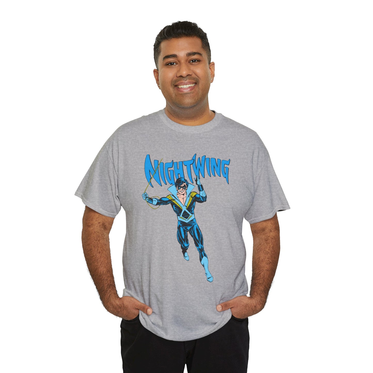 Nightwing T-Shirt - George Perez Art - New Teen Titans, Dick Grayson - DC Comics - Batman's Former Sidekick, Titans Leader