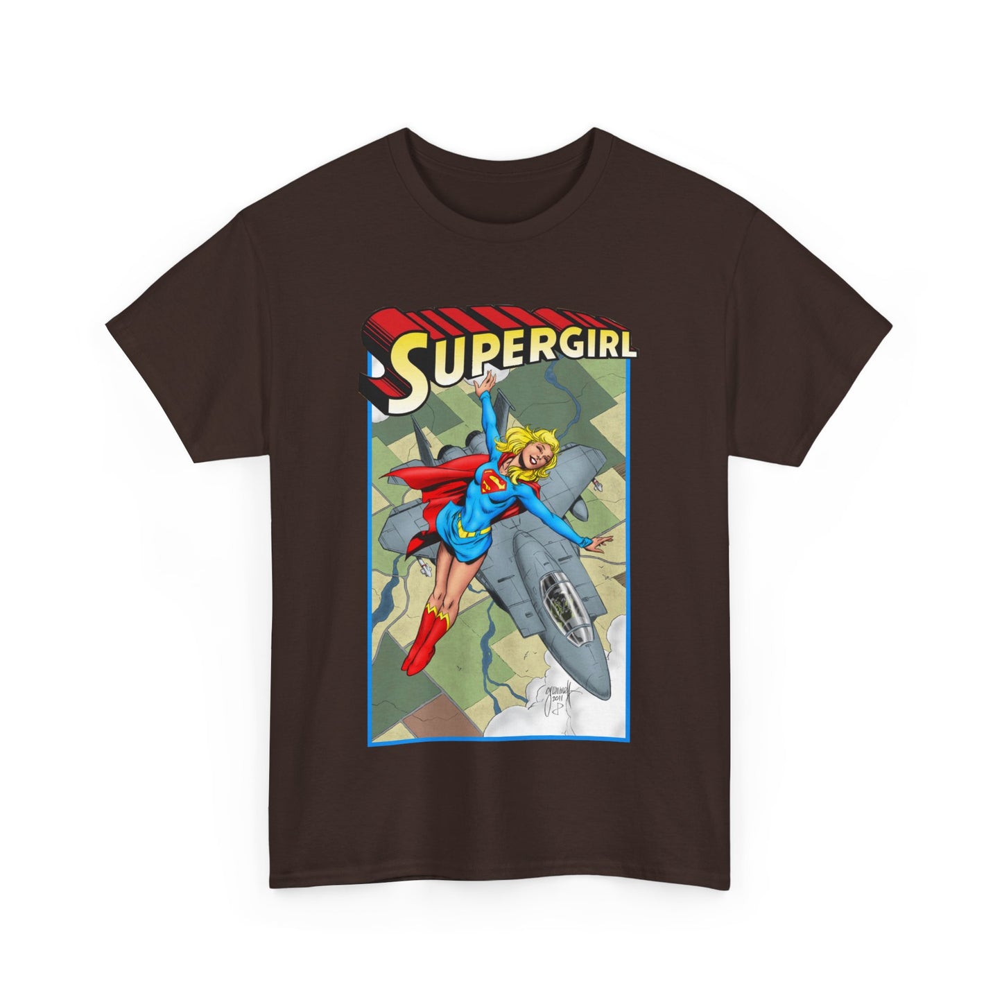 Supergirl T-Shirt - Tom Grummett Art - Kara from Argo City, Superman's Cousin - The Maid of Might - DC Comics