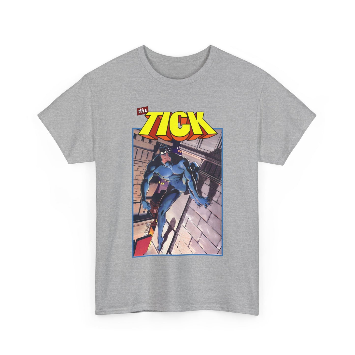 The Tick T-Shirt - Ben Edlund Creation - Popular 1980s Superhero