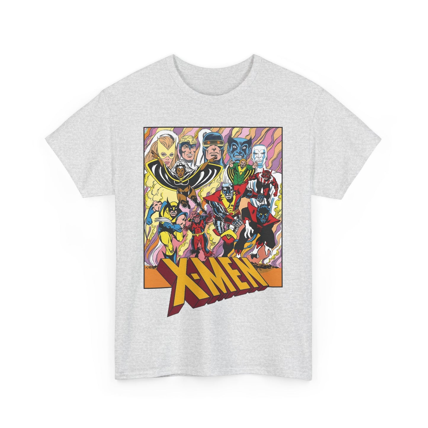 Uncanny X-Men T-Shirt - Dave Cockrum Art - Cyclops, Nightcrawler, Storm, Wolverine, Thunderbird - Marvel Comics