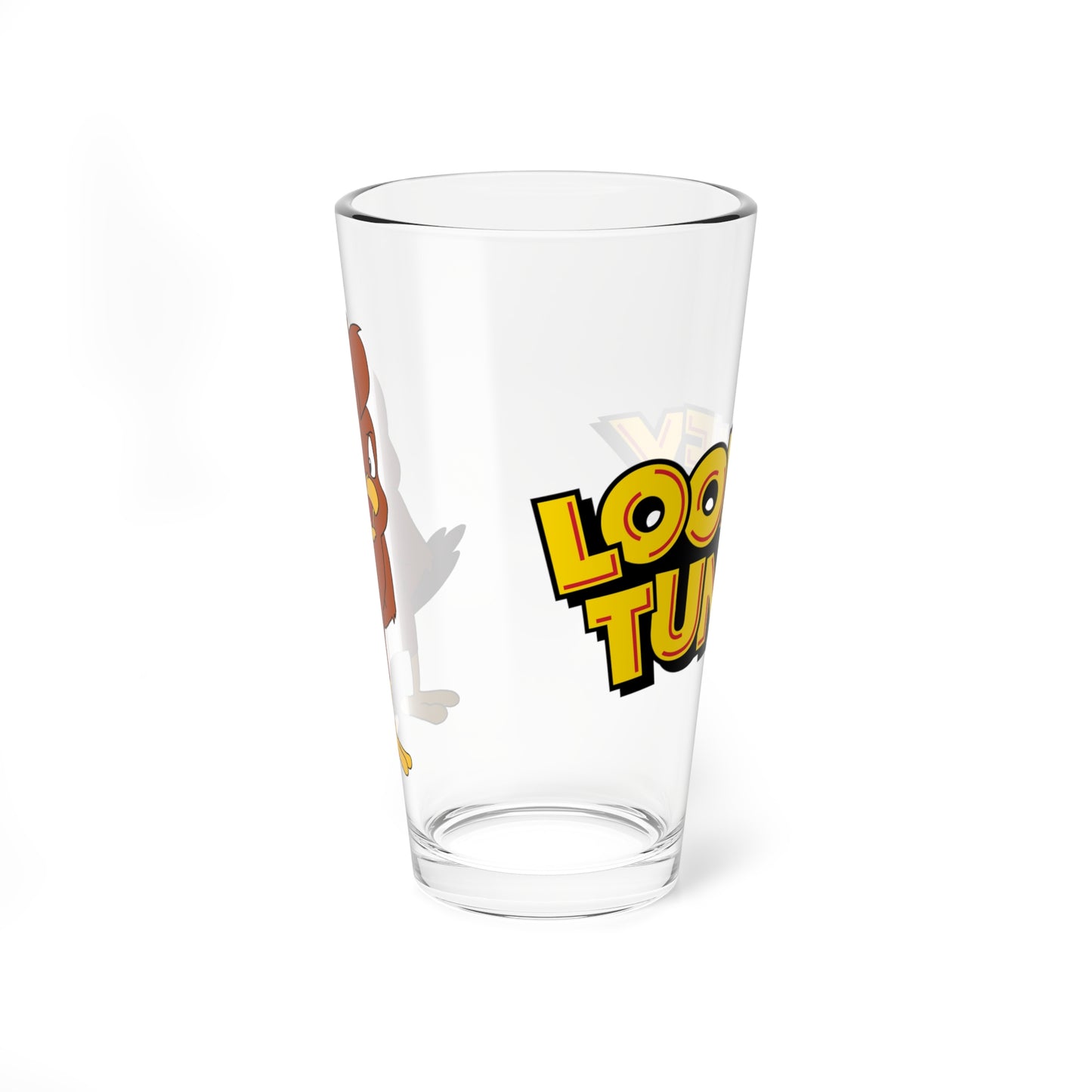 Henery Hawk Pint Glass, 16oz - Looney Tunes Character - Foghorn Leghorn Nemesis - Adorable Character - WB
