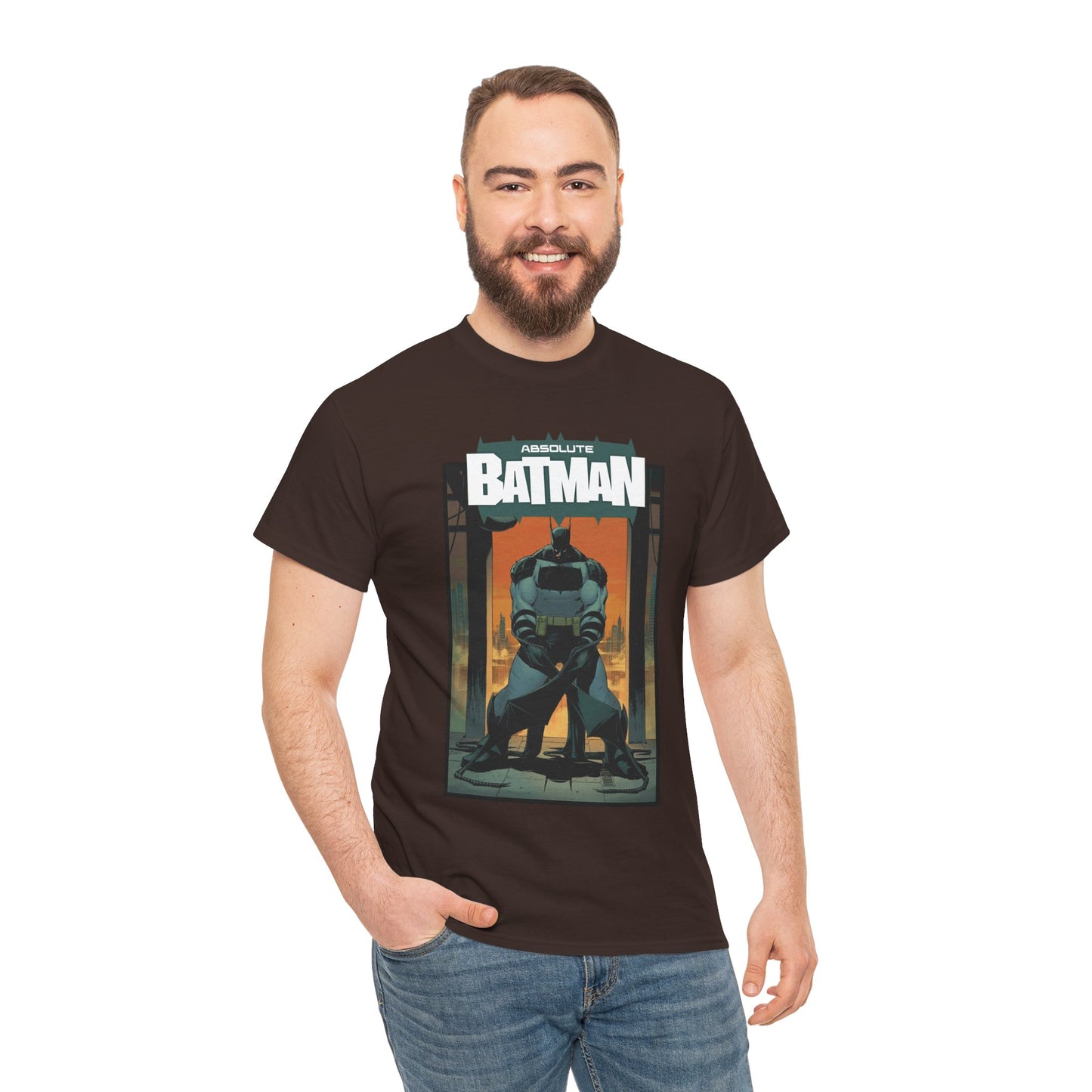 Absolute Batman T-Shirt - DC All-In Series - Amazing Nick Dragotta Art, Scott Snyder Story - Gotham City, Bruce Wayne - DC Comics