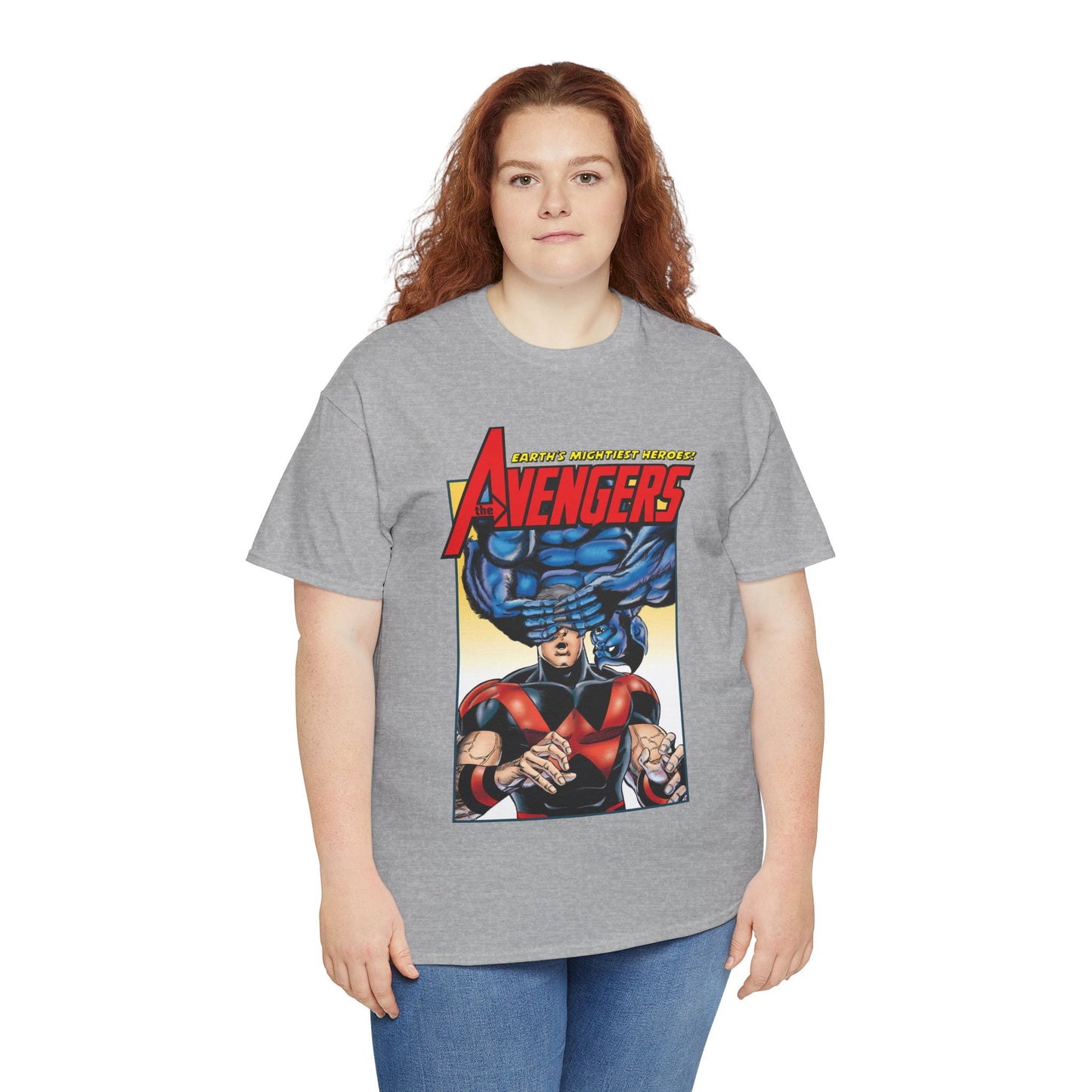 Avengers T-Shirt - George Perez Art - Wonder Man & Beast (Simon Williams & Hank McCoy) - Marvel Comics