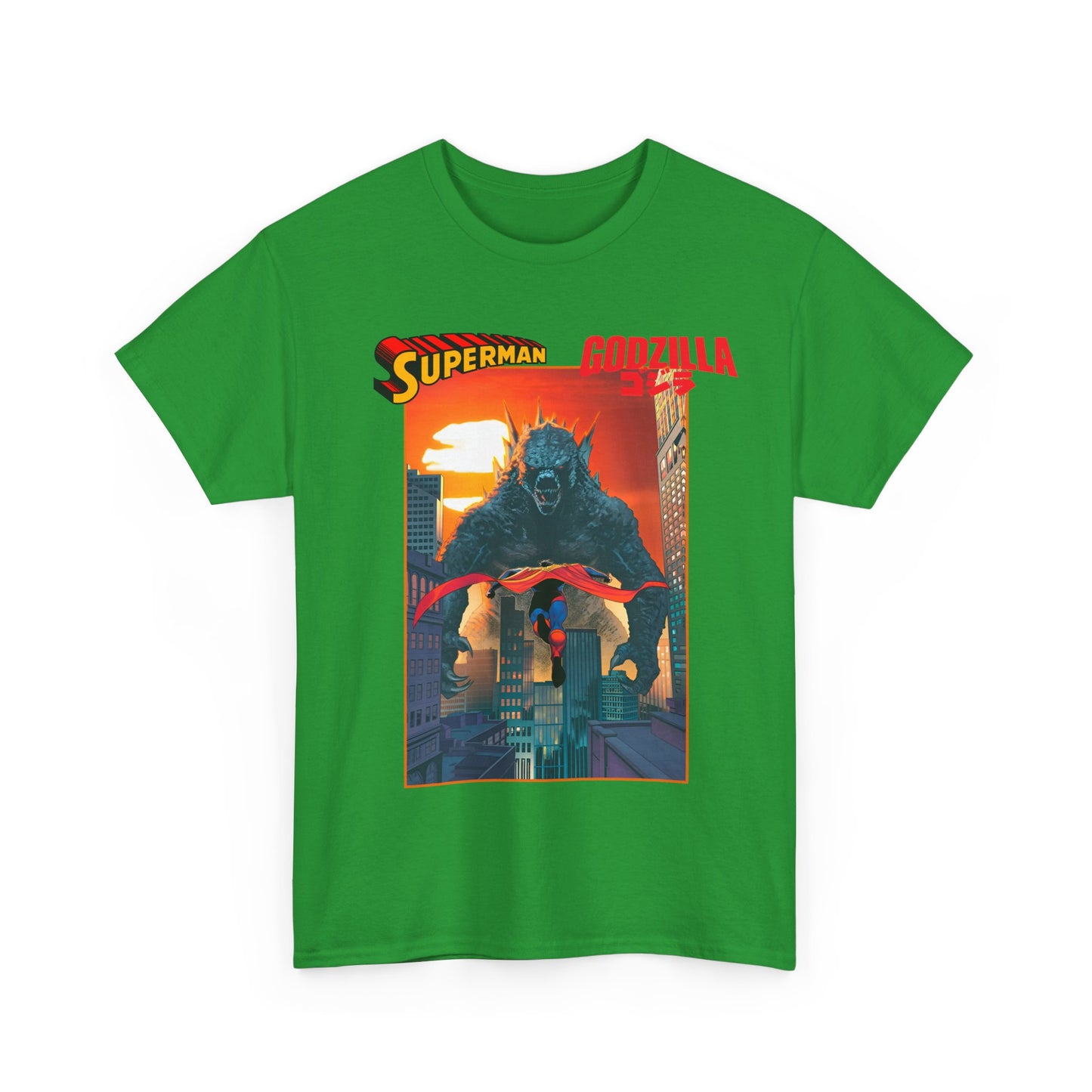 Superman Vs Godzilla T-Shirt - DC Comics - Man of Steel Vs the King of the Monsters