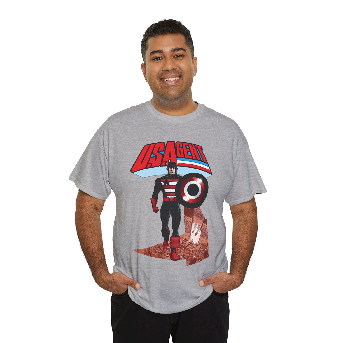 US Agent T-Shirt - Phil Jimenez Art - John Walker - Captain America Character - Marvel Comics