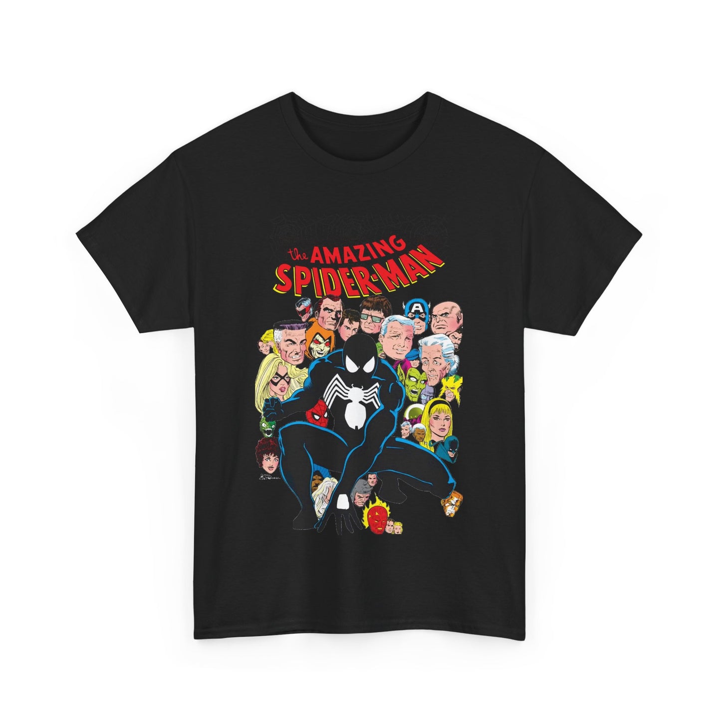 Amazing Spider-Man T-Shirt - Green Goblin, Kingpin, Hobgoblin, Electro, Black Cat, Mysterio, Doctor Octopus, Gwen Stacy - Marvel Comics