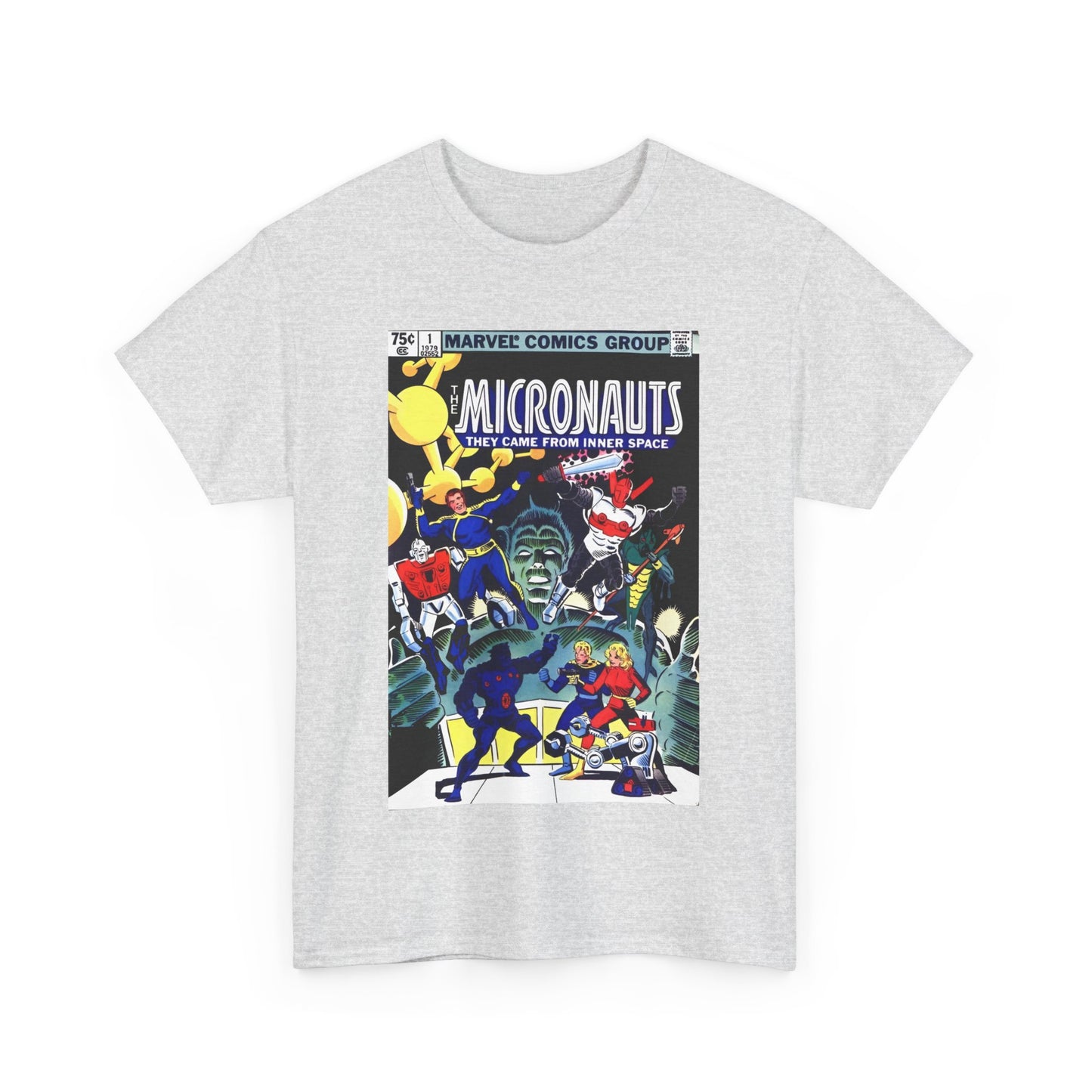 Micronauts T-Shirt - Annual #1 Cover Art - Marvel Comics - Arcturus Rann, Biotron, Marionette, Microtron, Bug, Acroyear