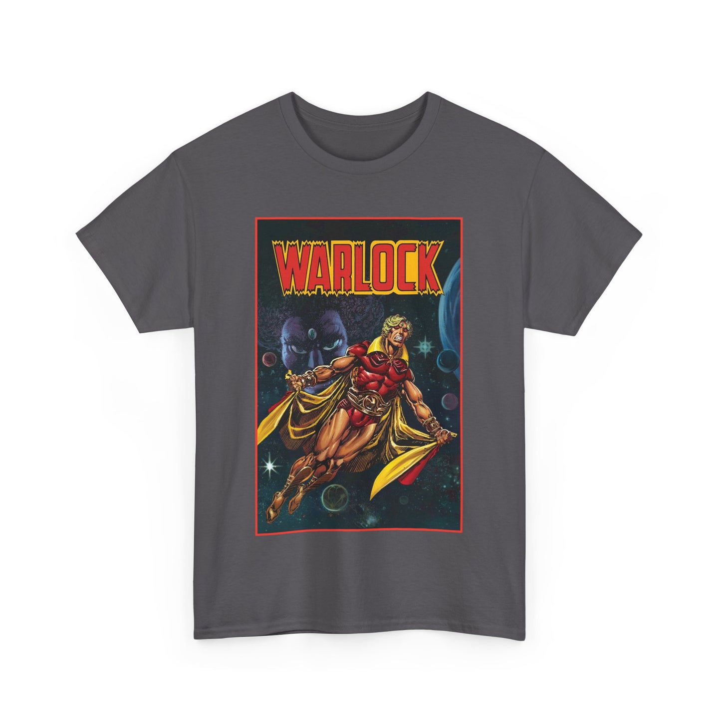 Warlock T-Shirt - Jim Starlin Art - Marvel Comics - Cosmic Superhero - The Enclave - Him