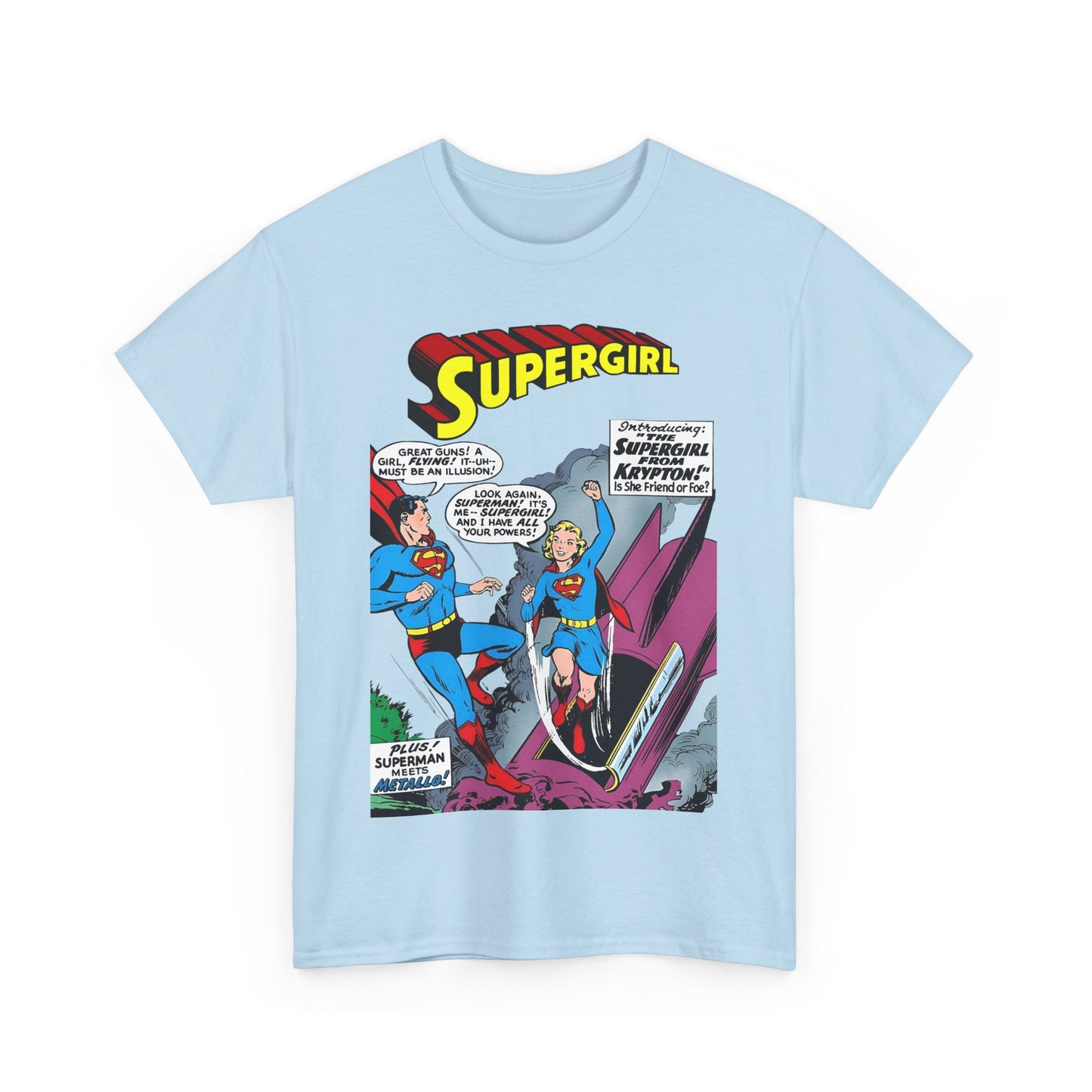 Supergirl T-Shirt - Action Comics #252 - 1st Appearance of Supergirl Cover Art - Kara from Kandor - DC Comics