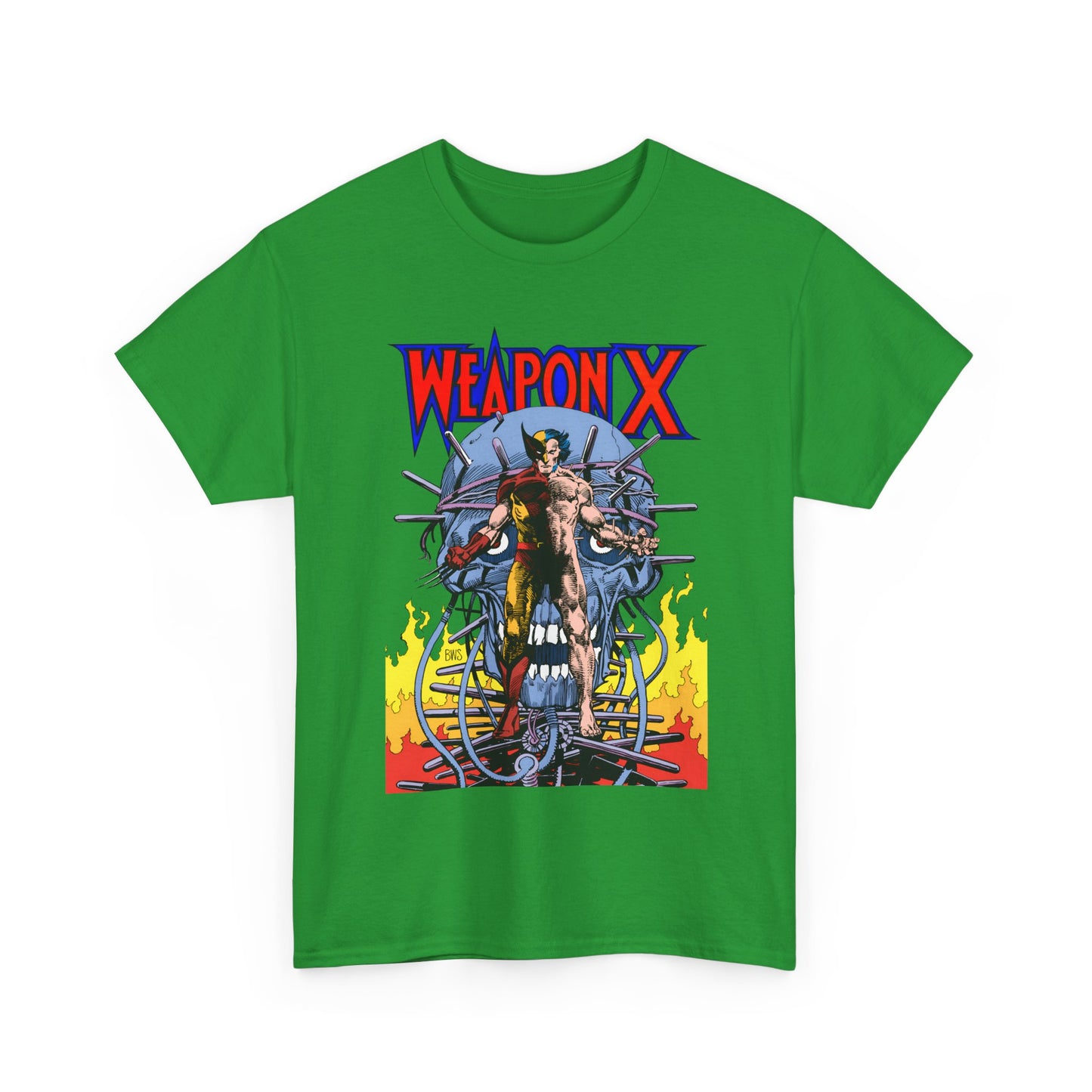 Weapon X T-Shirt - Barry Windsor-Smith Art - Wolverine Origin Story Before He Joined the X-Men - Logan, Mutant Leader - Marvel Comics