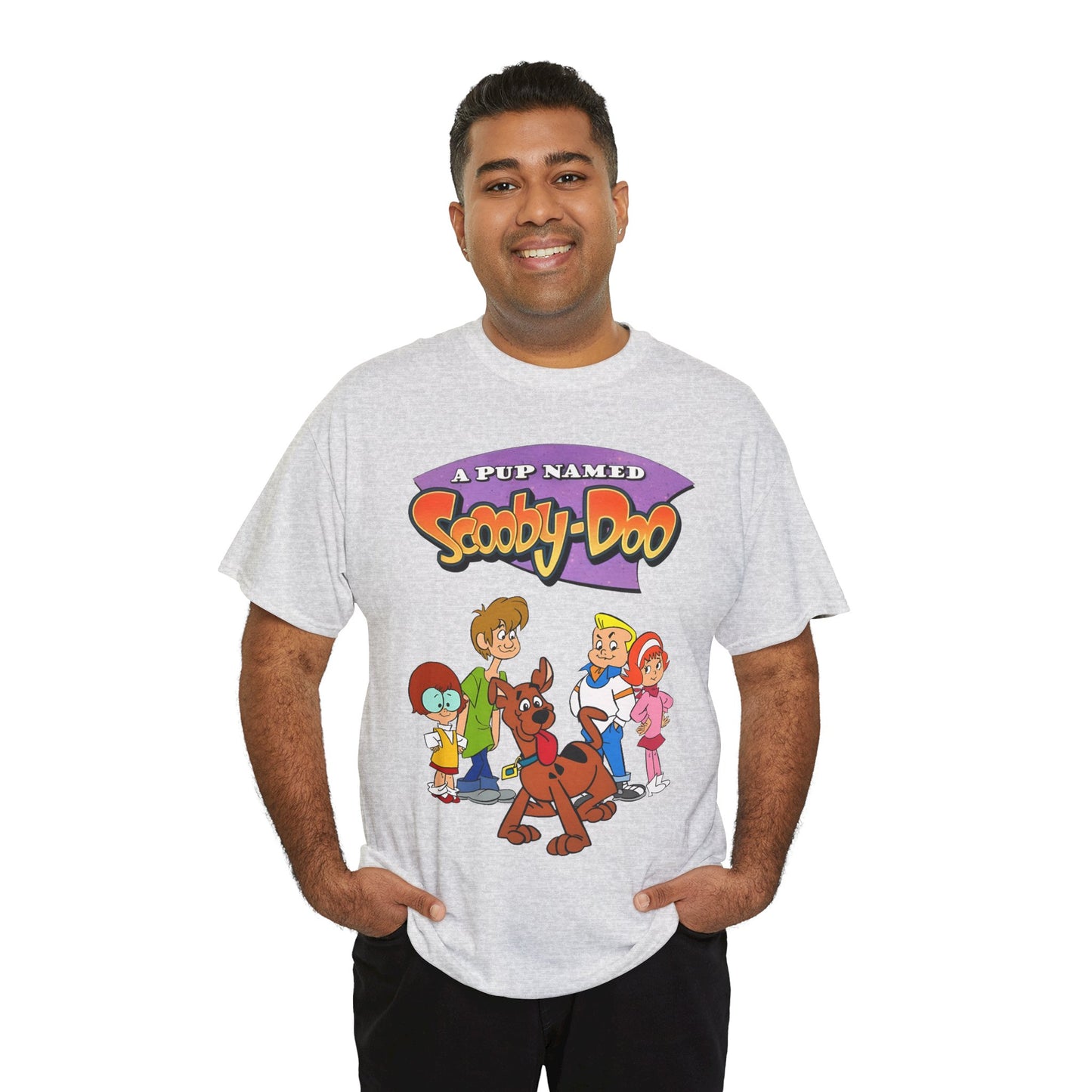 A Pup Named Scooby-Doo T-Shirt - Hanna-Barbera Cartoon TV Series 1990s - Fred, Daphne, Velma, Shaggy