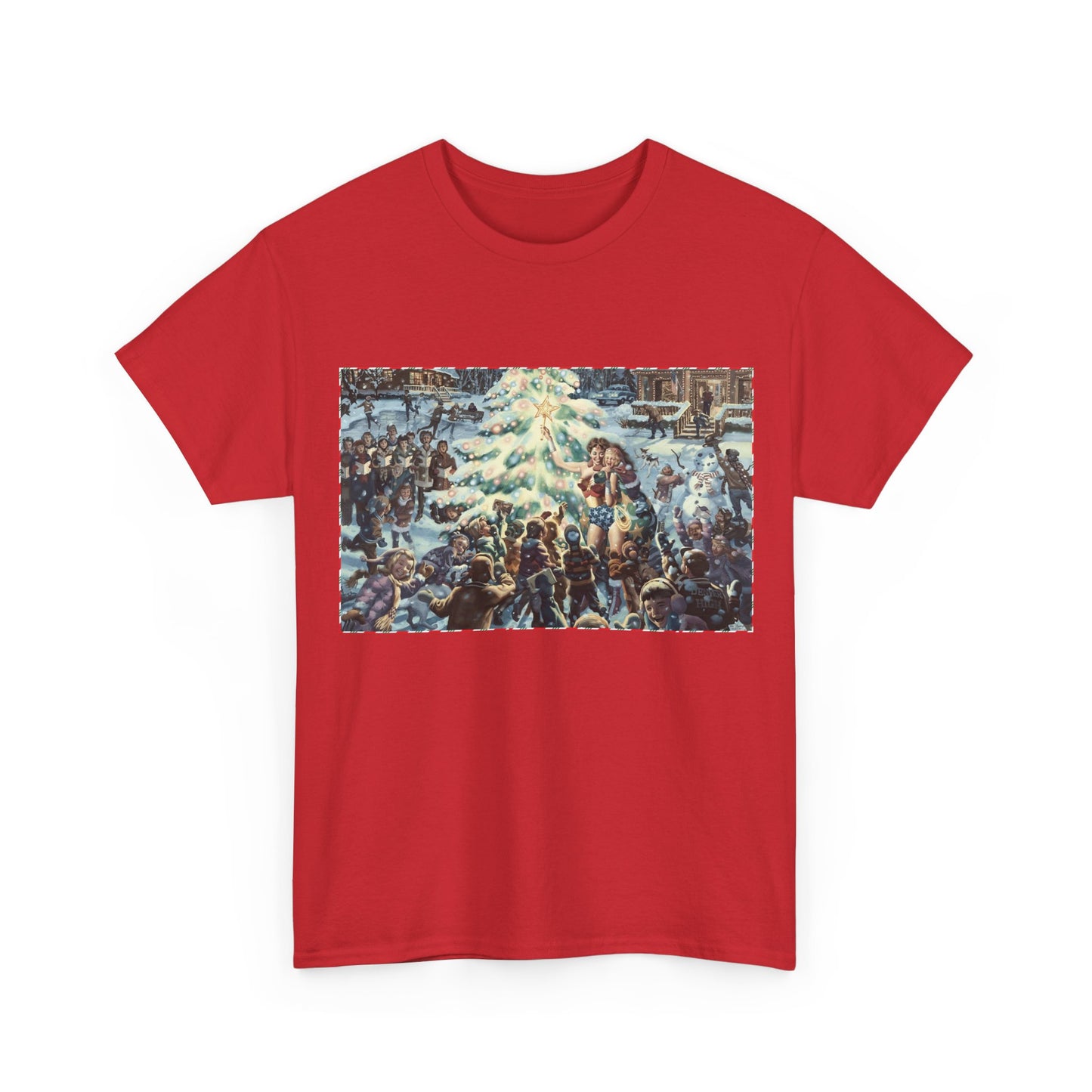 Wonder Woman Christmas T-Shirt - Steve Rude Art - DC Comics