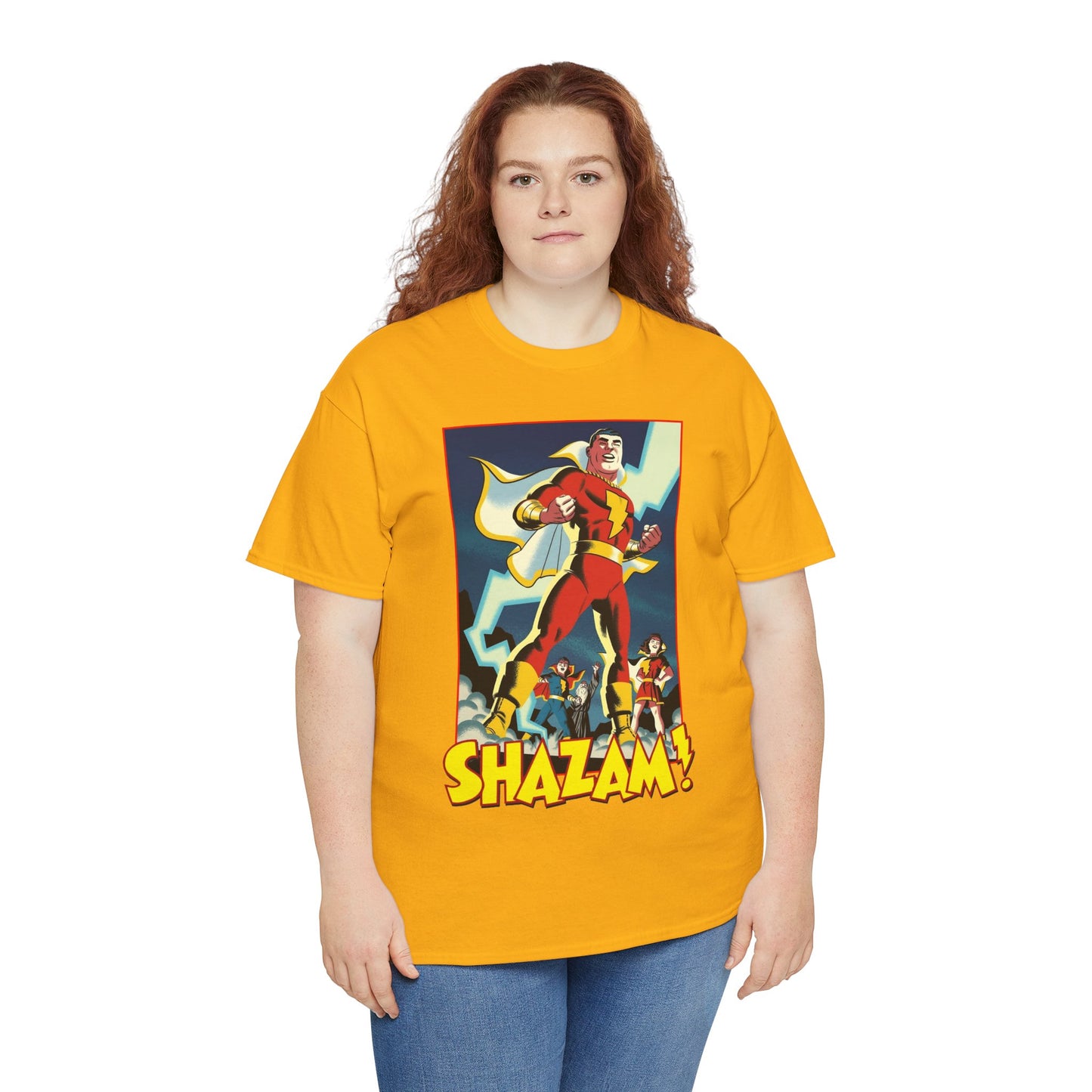 Shazam T-Shirt - Michael Cho Art - Marvel Family - Mary Marvel, Captain Marvel Jr - DC Comics