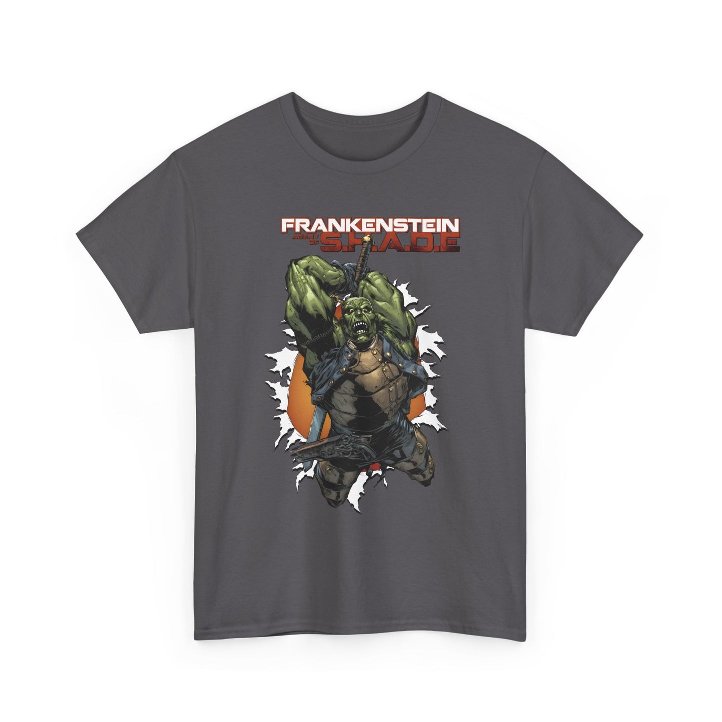 Frankenstein, Agent of SHADE T-Shirt - Alberto Ponticelli Art - New 52 Series - DC Comics