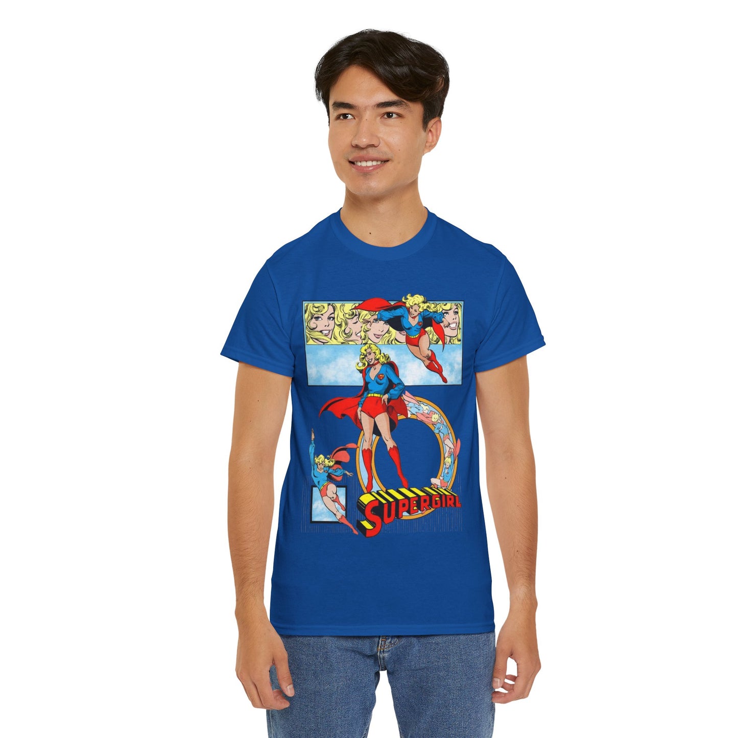 Supergirl T-Shirt - Krypton, Superman, Kara, Kandor - DC Comics - 1980s Art - Style Guide - Superman's Cousin