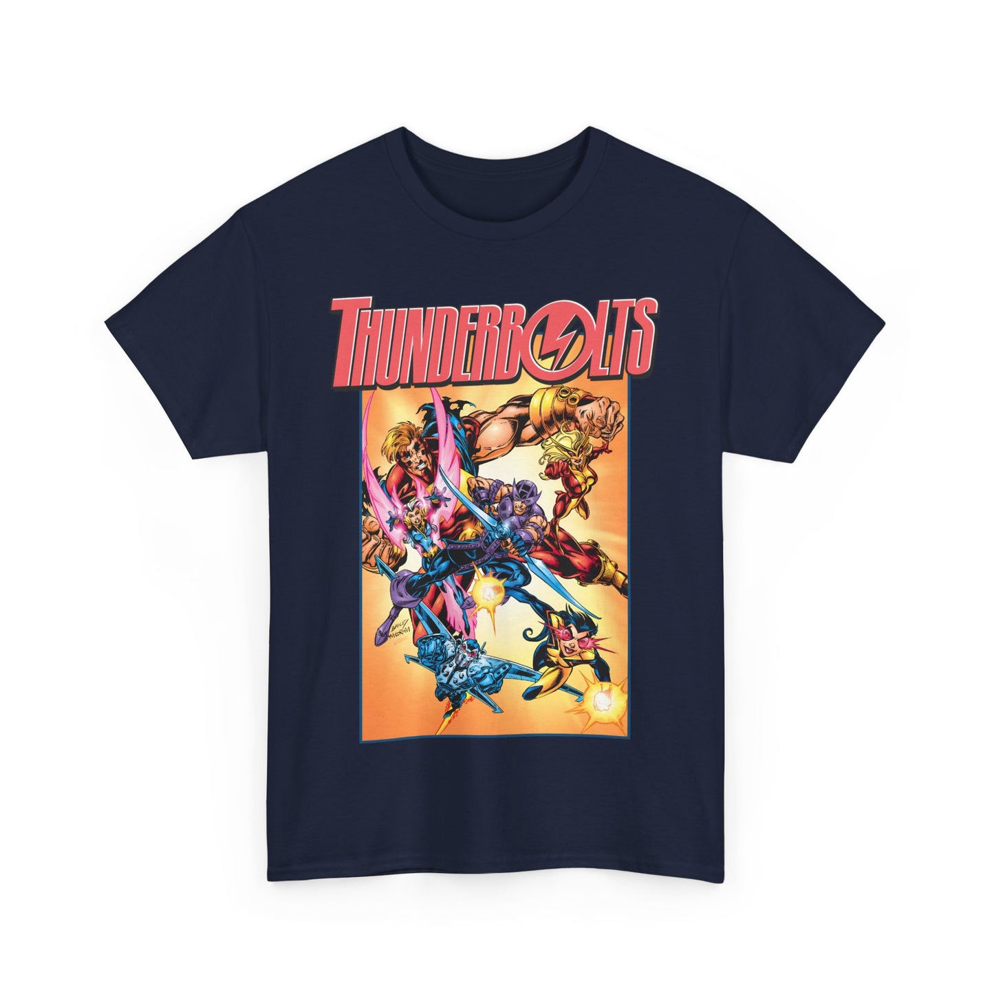 Thunderbolts T-Shirt - Mark Bagley Art - Hawkeye, Songbird - Marvel Comics - Avengers Connection