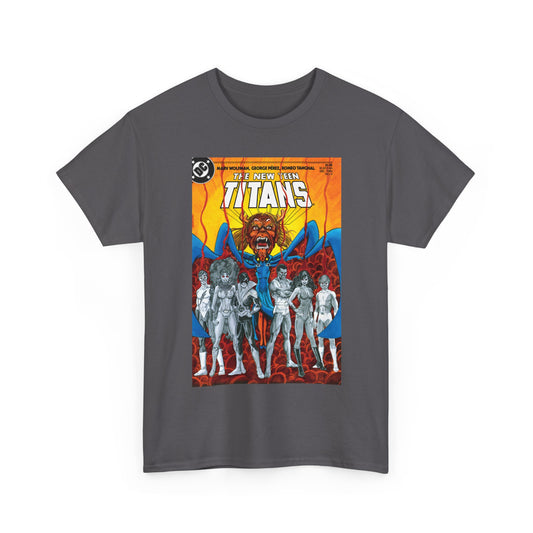 New Teen Titans #4 T-Shirt - George Perez Art - Trigon the Terrible - DC Comics