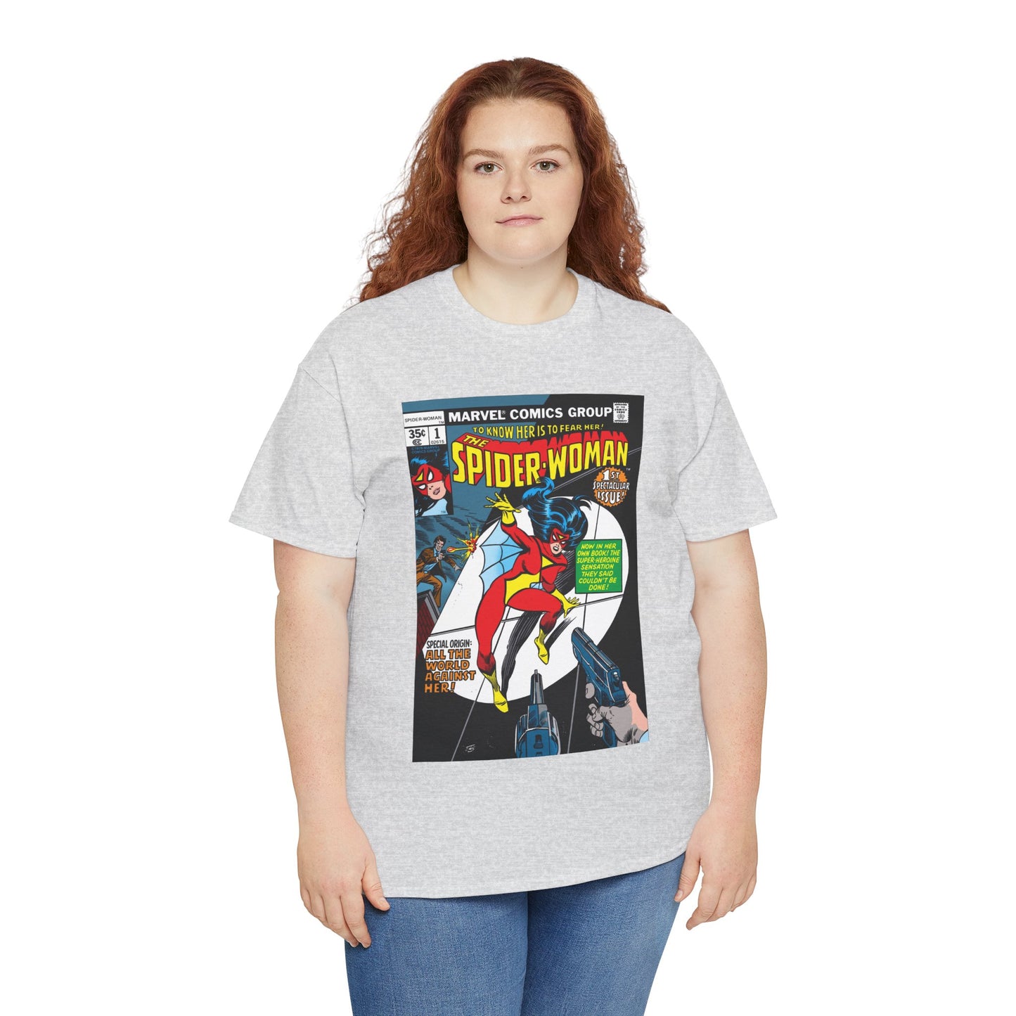 Spider-Woman T-Shirt - 1978 Marvel Comics - #1 Cover Art - Jessica Drew