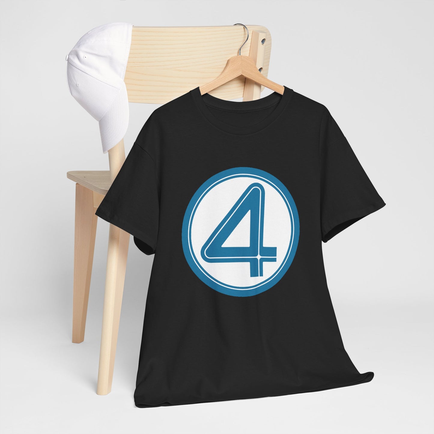 Fantastic Four Logo T-Shirt - New Marvel Movie 2025 - MCU - Pedro Pascal - 4 - Marvel Comics - Reed Richards