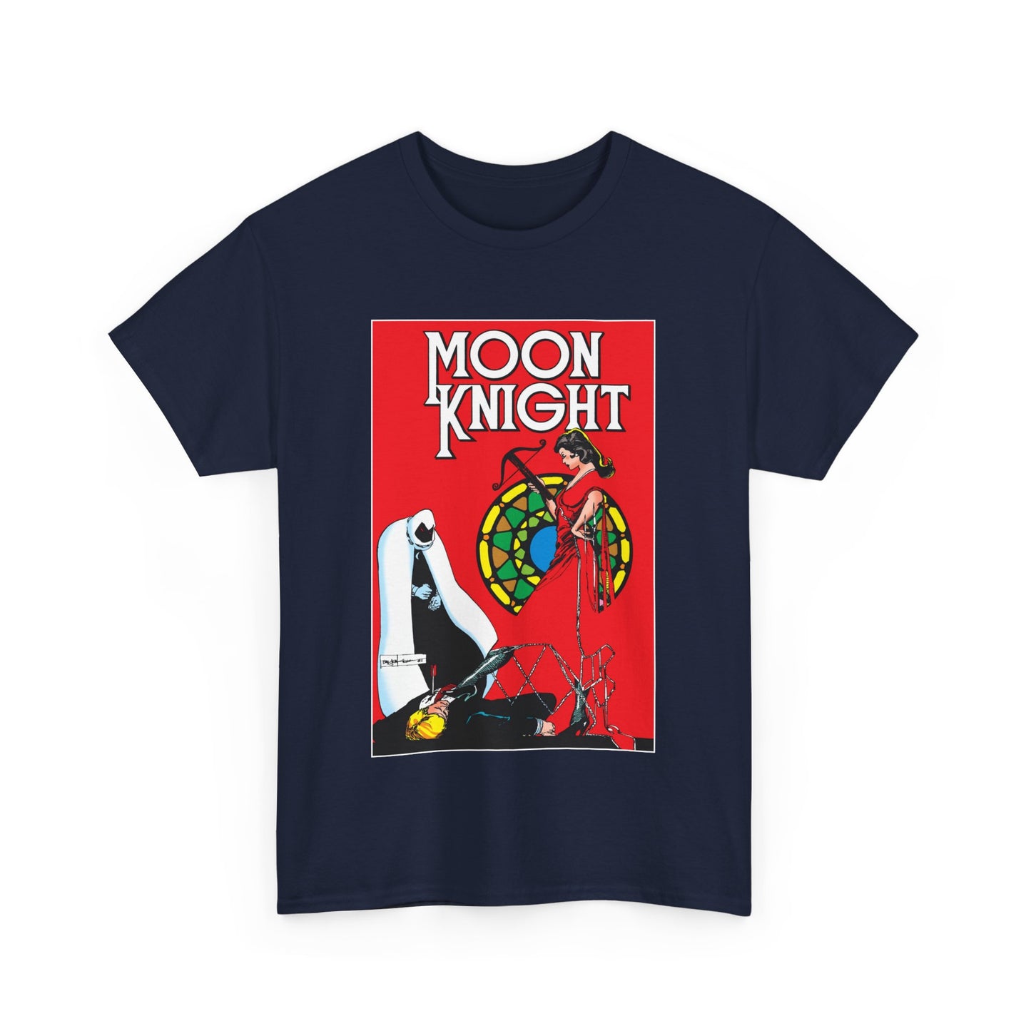 Moon Knight T-Shirt - Bill Sienkiewicz Art - Marc Spector - Marvel Comics - Khonshu