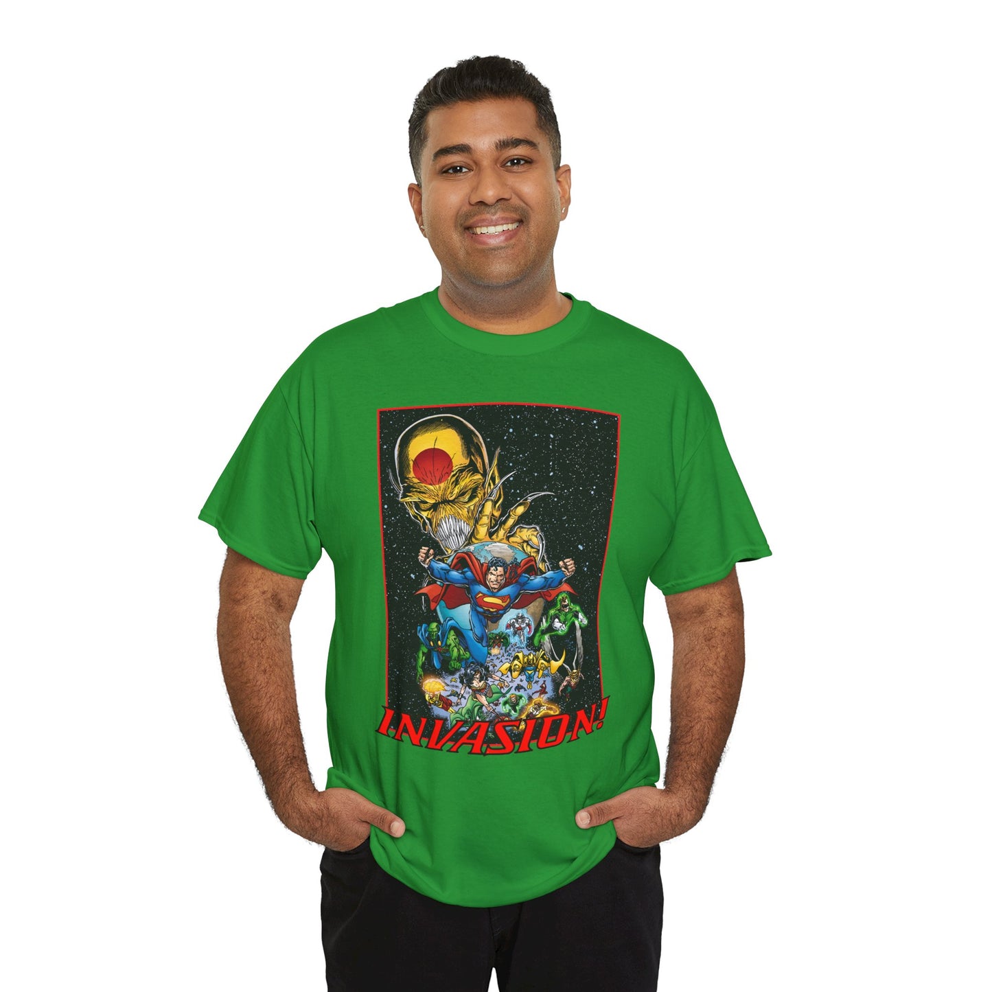 Invasion T-Shirt - Bart Sears Art - DC Comics