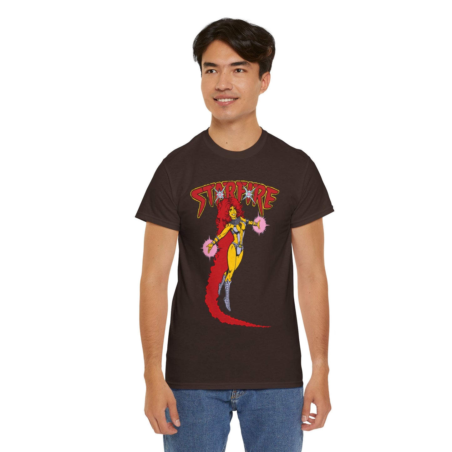 Starfire T-Shirt - George Perez Art - Popular New Teen Titans Character - DC Comics - Tamaran Princess